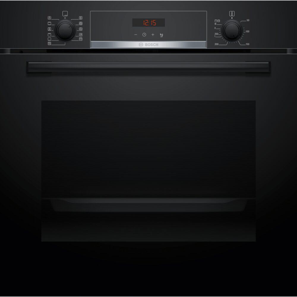 Serie 4, Einbau-Backofen, 60 x 60 cm, Schwarz, HBA574BB3