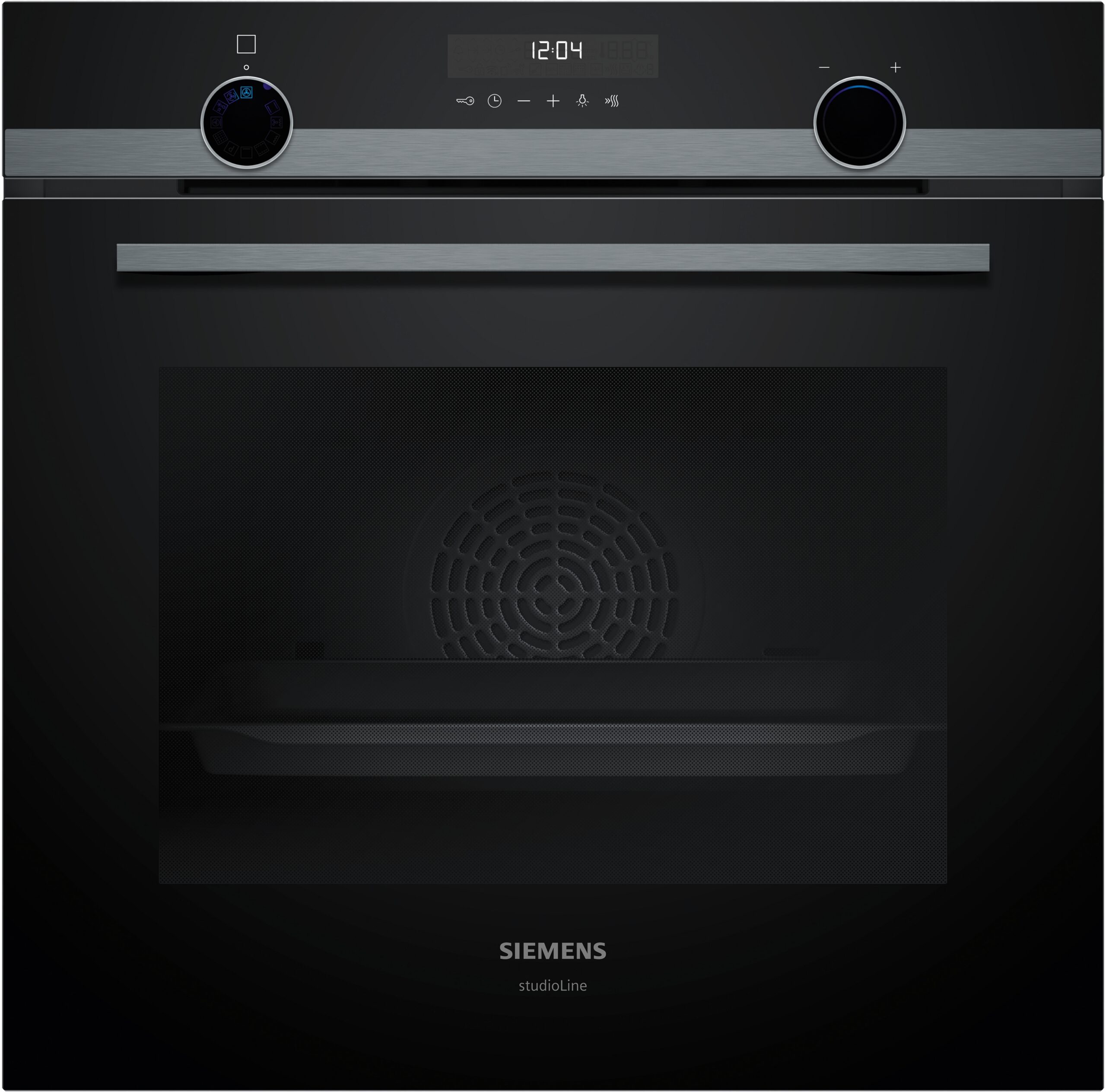 iQ500, Einbau-Backofen, 60 x 60 cm, Schwarz, Edelstahl, HB478G5B7