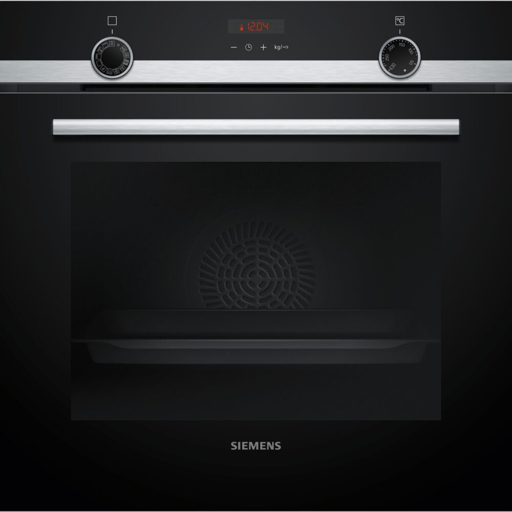 iQ300, Einbau-Backofen mit Dampfunterstützung, 60 x 60 cm, Edelstahl, HQ574AER3