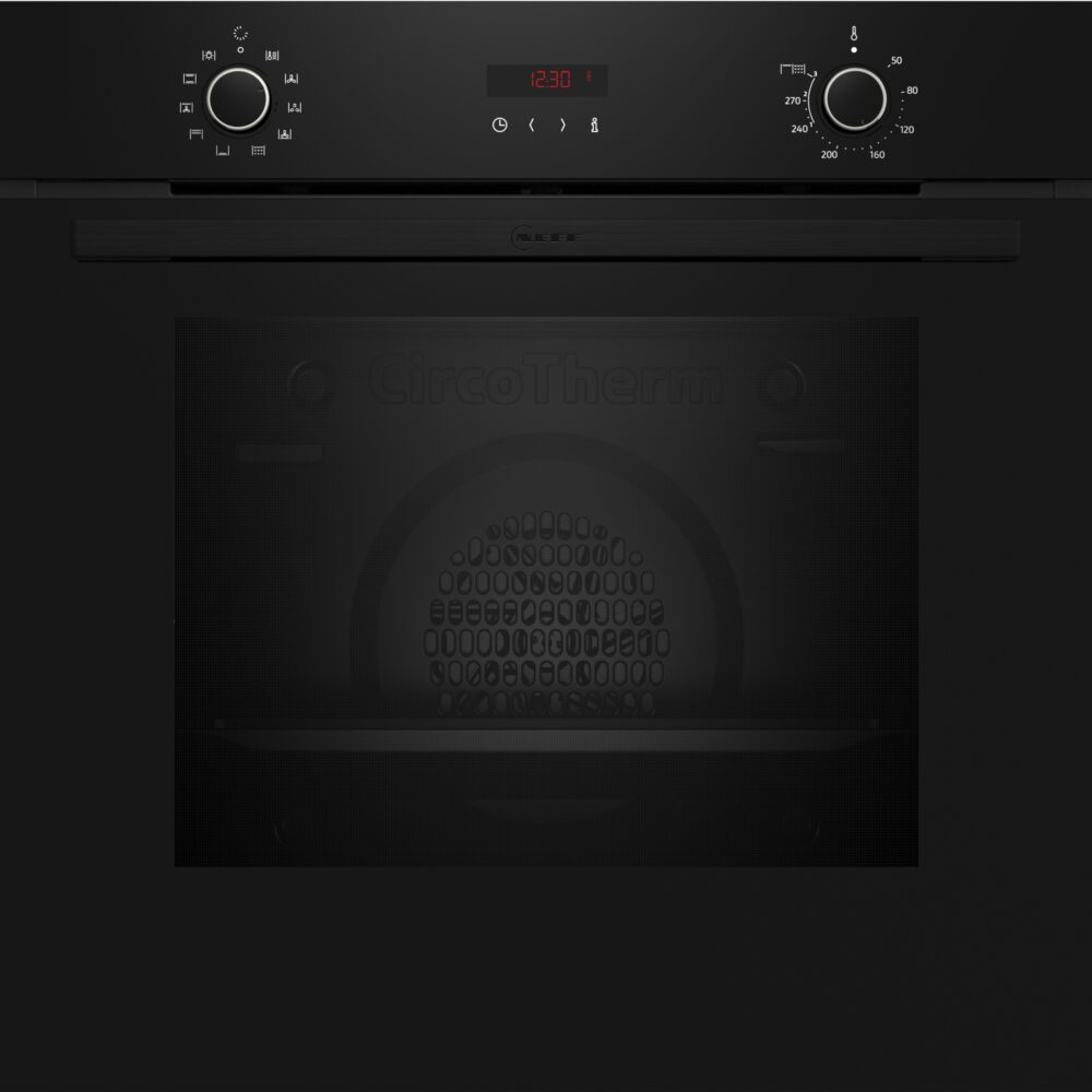 N 30, Backofen, 60 x 60 cm, Schwarz, B2CCG6AK3