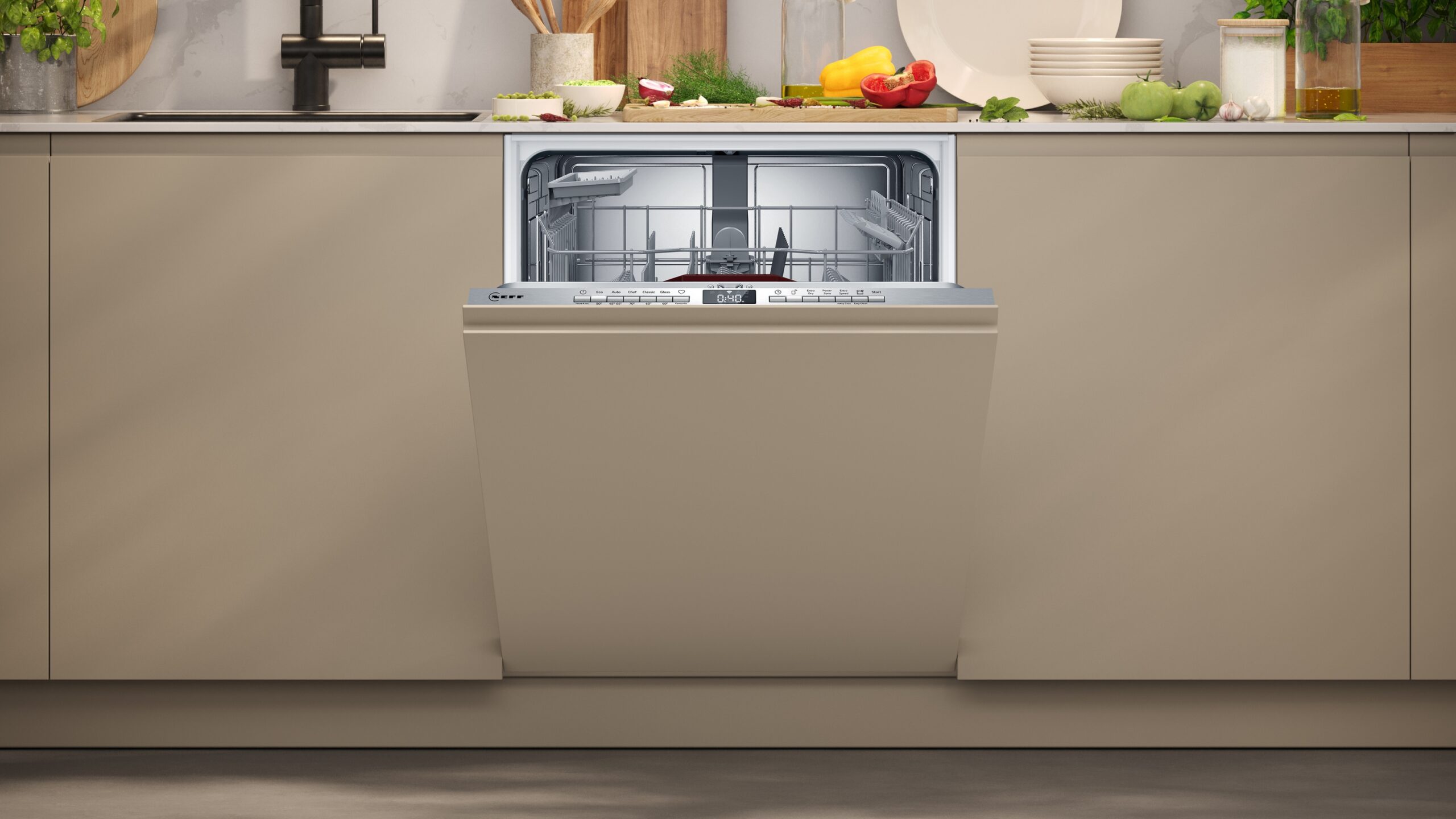 N 50, Geschirrspüler vollintegrierbar, 60 cm, XXL, S255EAX16E – Bild 2