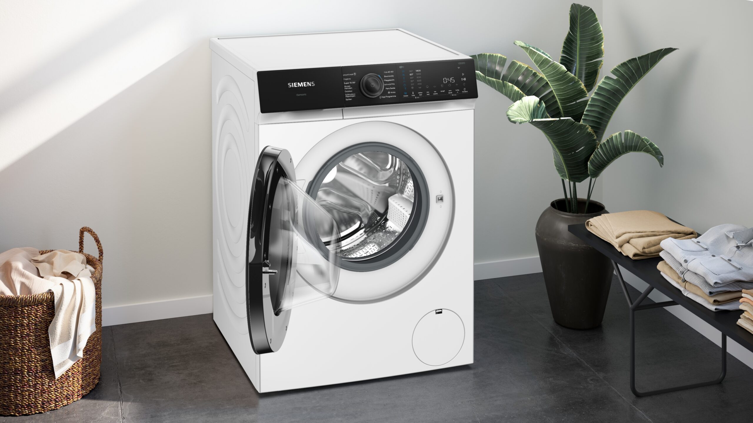 iQ500, Waschmaschine, Frontlader, 9 kg, max. 1400 U/min., WG44H2MECO – Bild 4