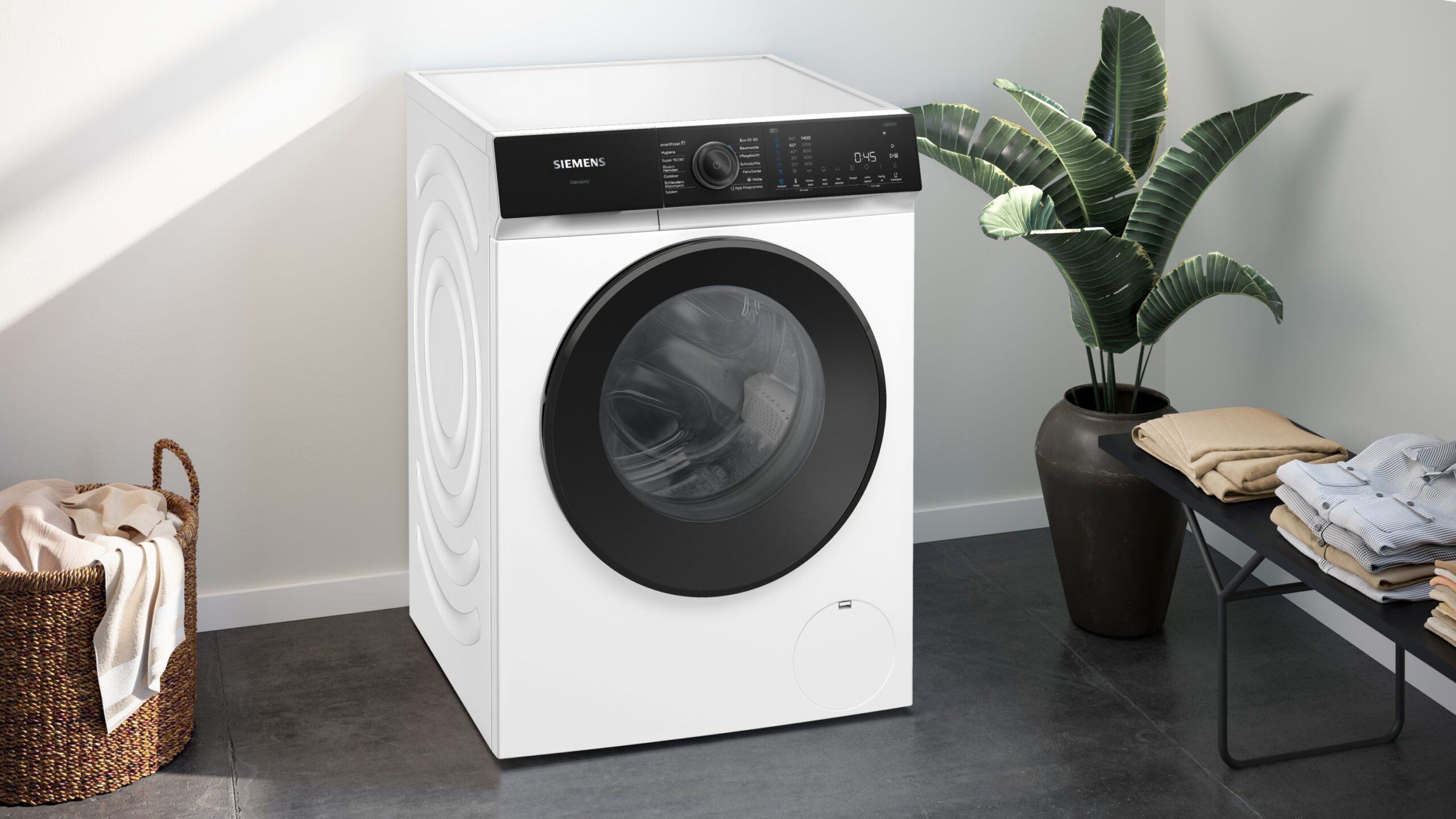 iQ500, Waschmaschine, Frontlader, 9 kg, max. 1400 U/min., WG44H2MECO – Bild 5