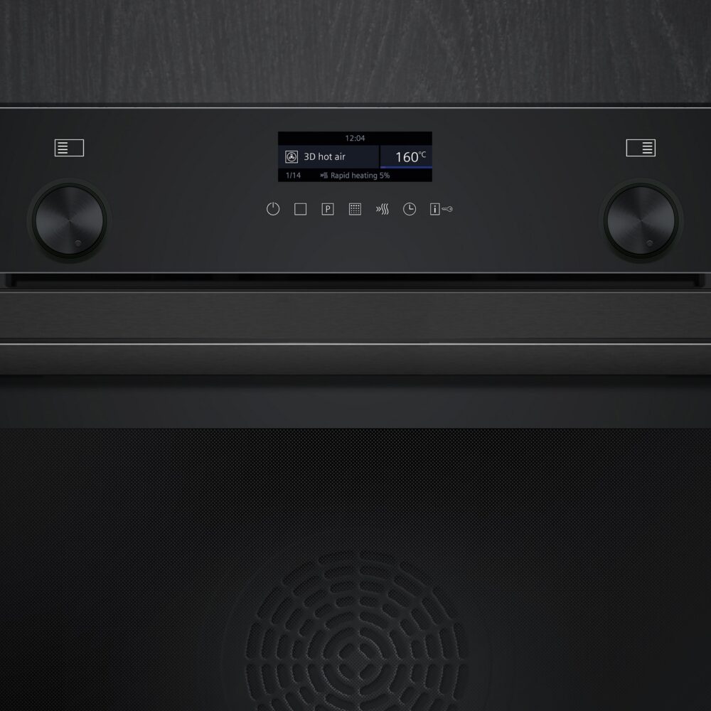 Alternative view of iQ500, Einbau-Backofen, 60 x 60 cm, Deep black inox, HB279GBB3