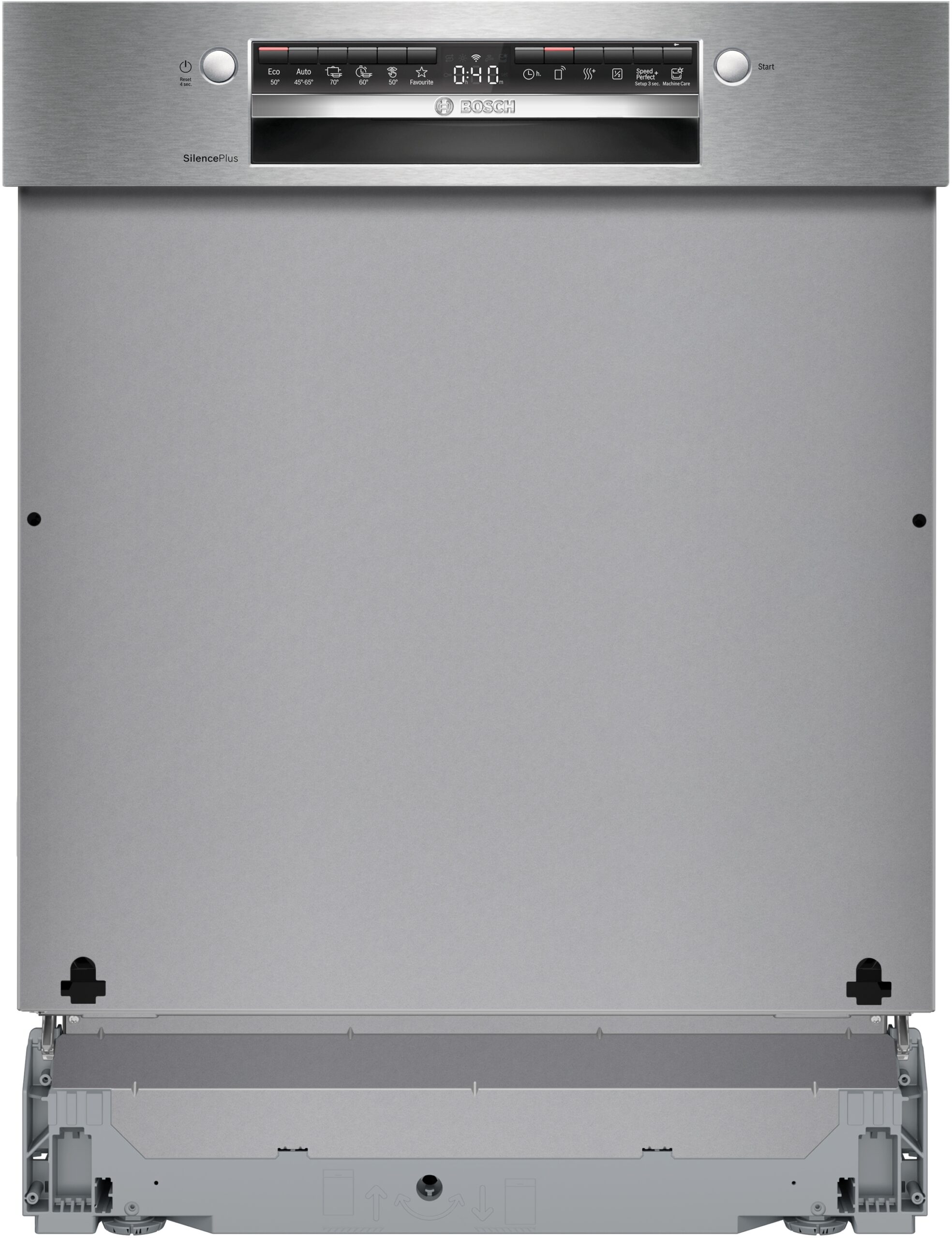 Serie 4, Teilintegrierter Geschirrspüler, 60 cm, Gebürsteter Stahl, SMI4ECS28E – Bild 4