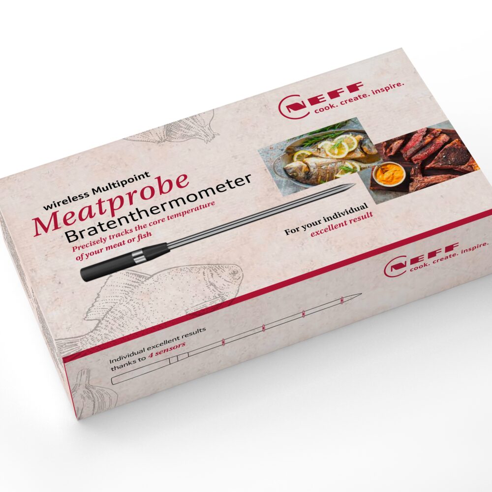Alternative view of Drahtloses Bratenthermometer, 150 x 19 x 52 mm, Edelstahl, spülmaschinengeeignet, Backwagen-geeignet, Z1365WX0