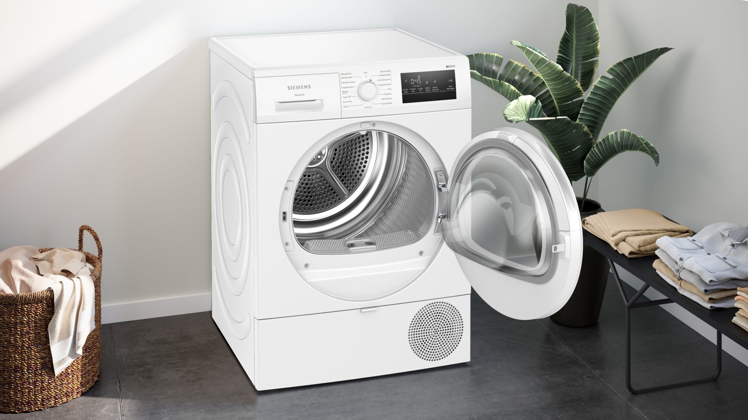 iQ300, Wärmepumpen-Trockner, 8 kg, WT45HVA4 – Bild 4