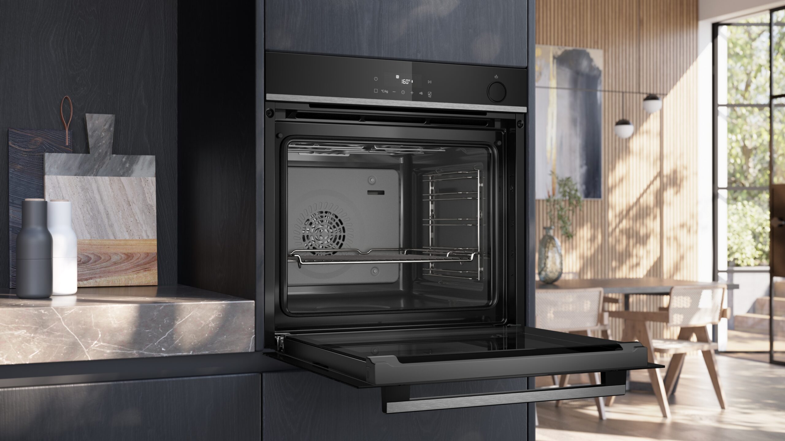 iQ300, Einbau-Backofen mit Dampfunterstützung, 60 x 60 cm, Edelstahl, HR532GBS3 – Bild 4