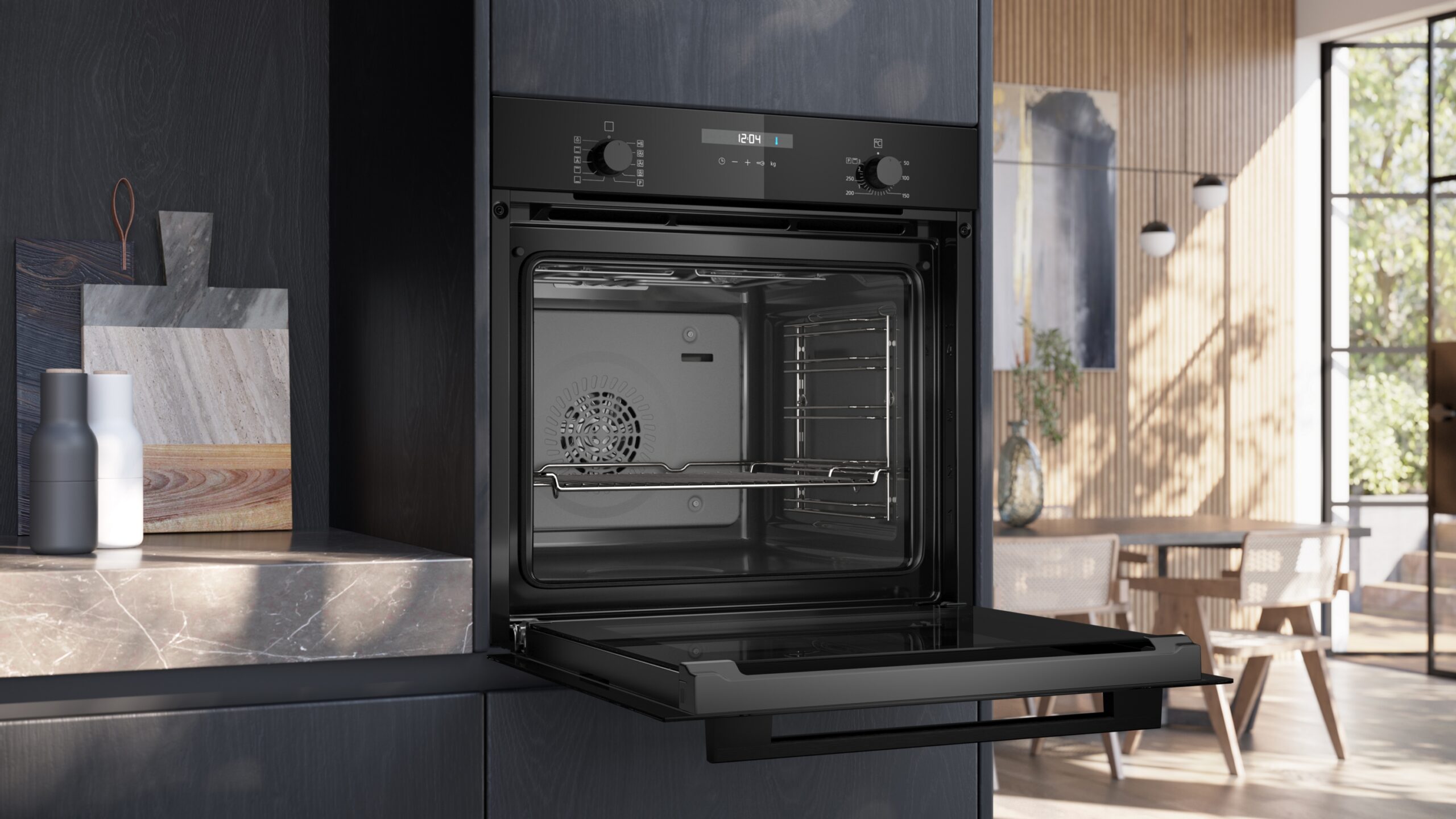 iQ500, Einbau-Backofen, 60 x 60 cm, Deep black inox, HB237GBB3 – Bild 4