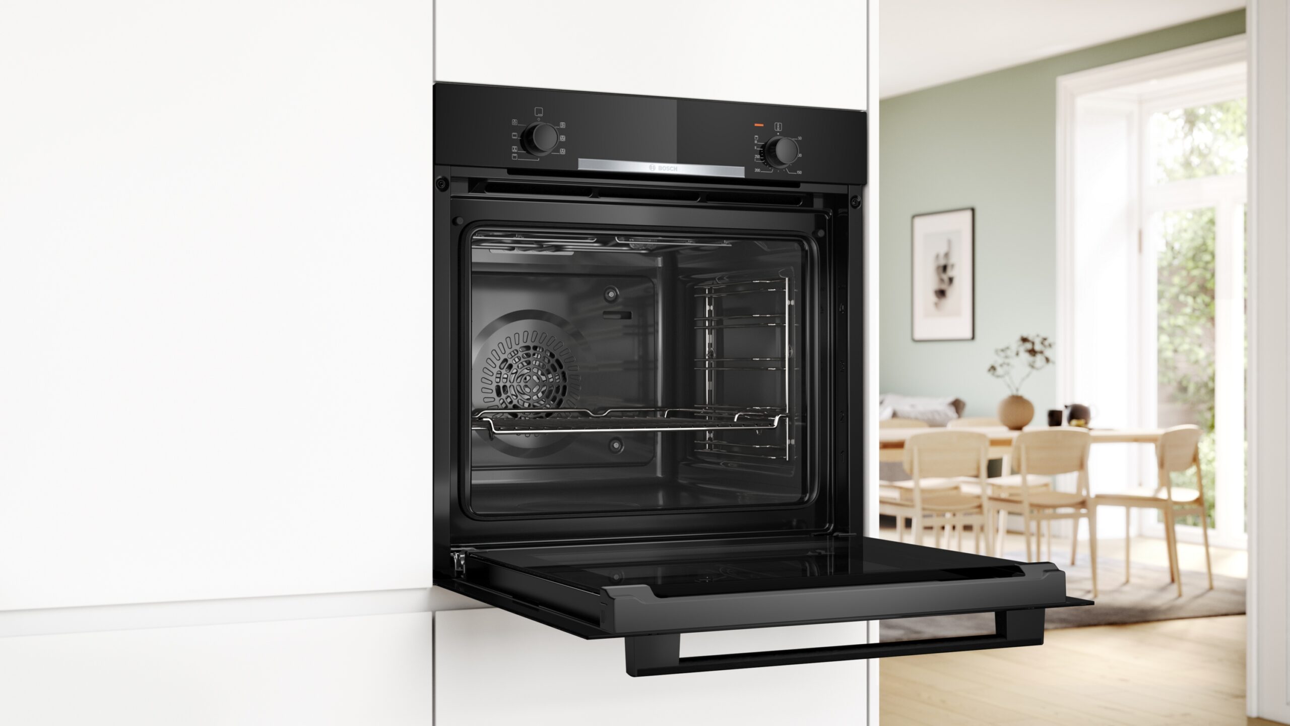 Serie 2, Einbau-Backofen, 60 x 60 cm, Schwarz, HBA510BA3 – Bild 4