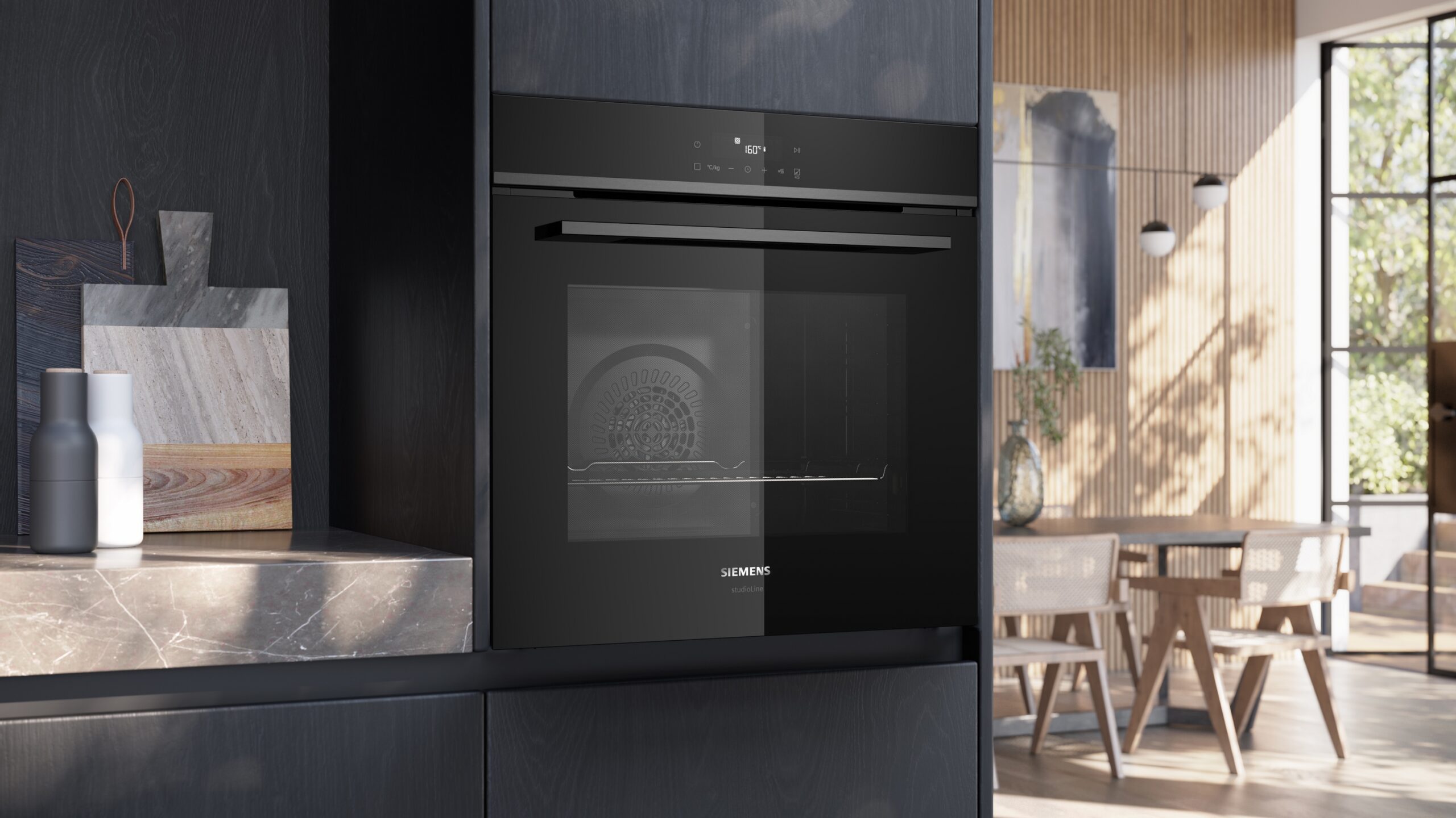 iQ300, Einbau-Backofen, 60 x 60 cm, Schwarz, Edelstahl, HB472G0B3 – Bild 5