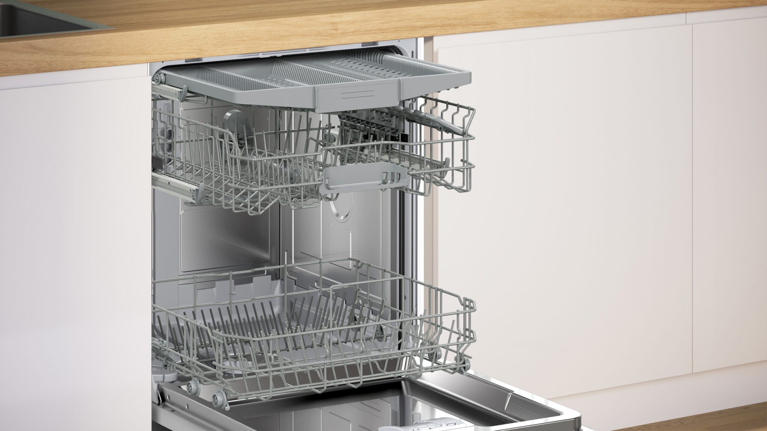 Serie 2, Teilintegrierter Geschirrspüler, 60 cm, Gebürsteter Stahl, SMI2HVS06E – Bild 7