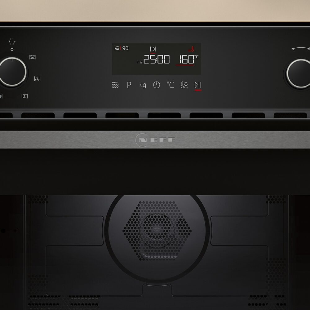 Alternative view of N 50, Einbau Mikrowelle mit Heißluft, Graphite-Grey, C1AMG84G1