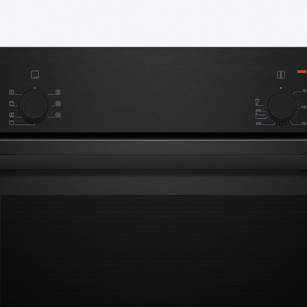 Alternative view of Serie 2, Einbau-Backofen, 60 x 60 cm, Schwarz, HBF010BA1