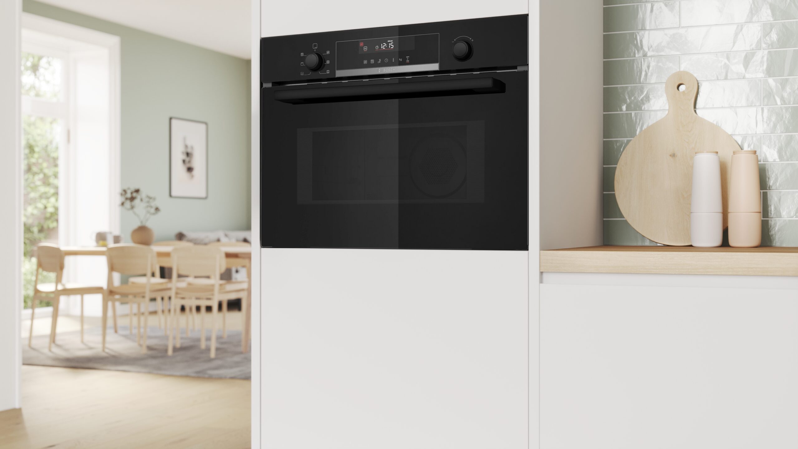 Serie 6, Einbau Mikrowelle mit Heißluft, Schwarz, CMA585GB1 – Bild 5