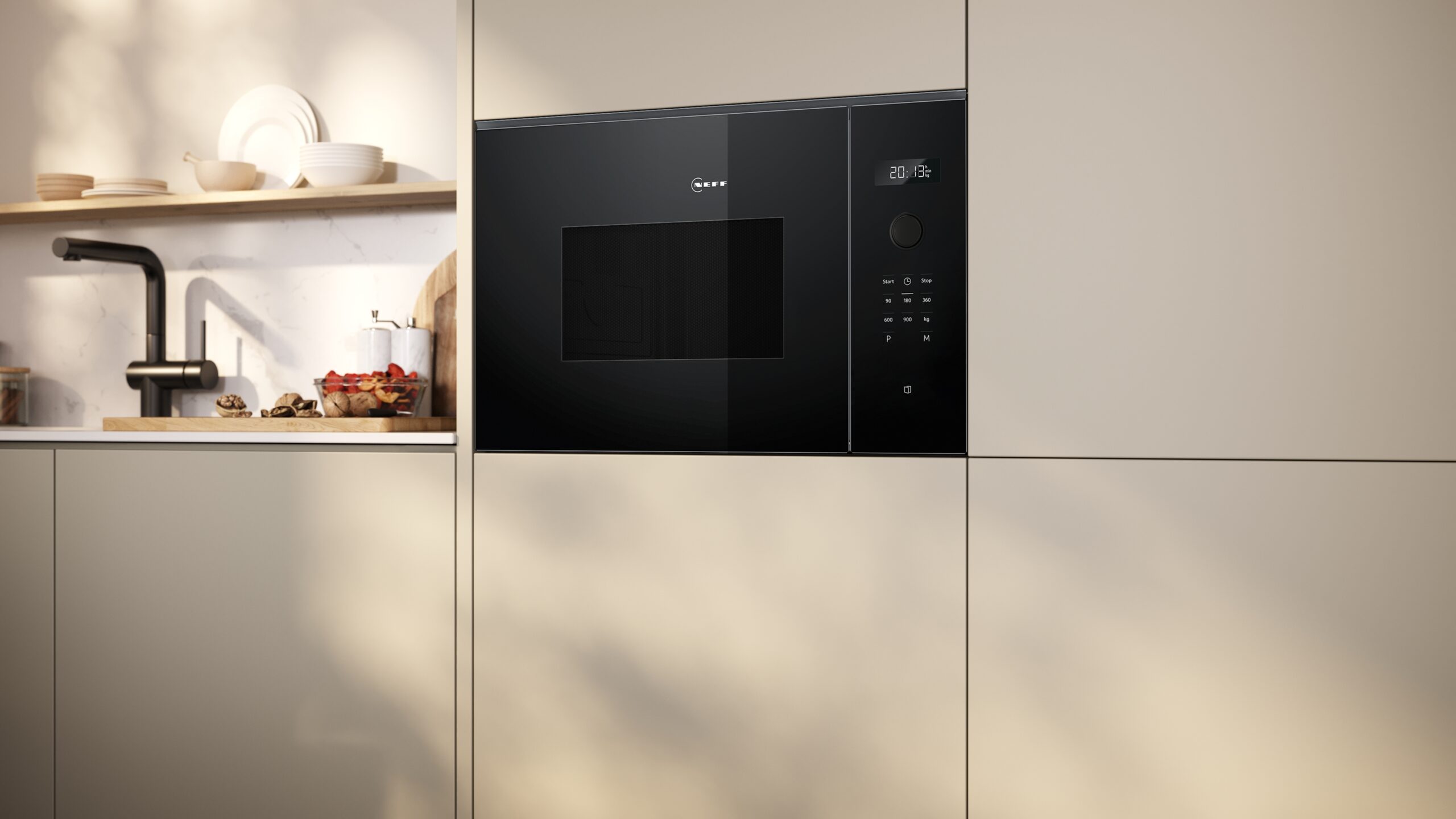 N 50, Einbau Mikrowelle, Schwarz, HLAWD53K0 – Bild 5