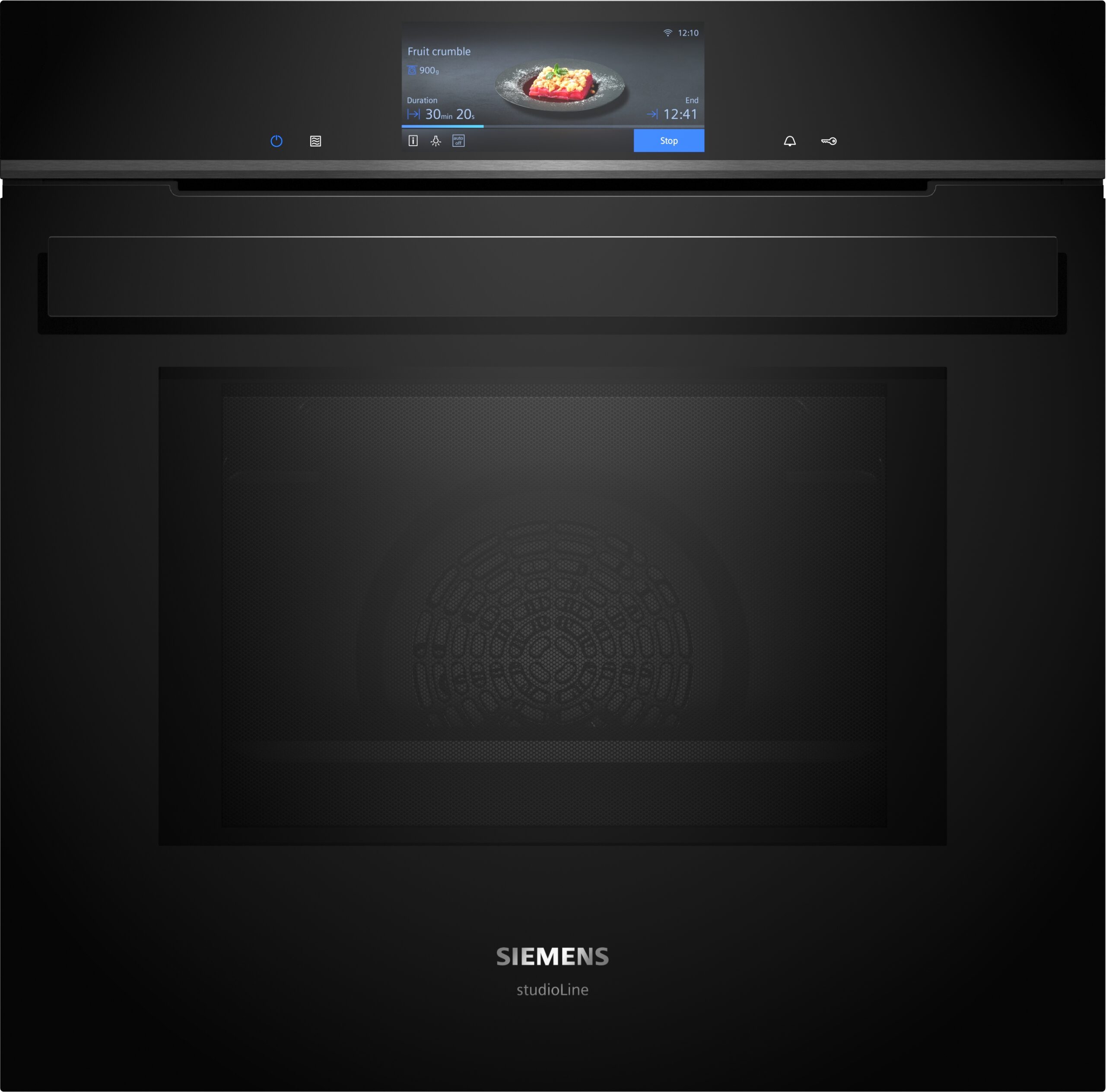 iQ700, Einbau-Backofen mit Mikrowellenfunktion, 60 x 60 cm, Schwarz, Edelstahl, HM978GNB1