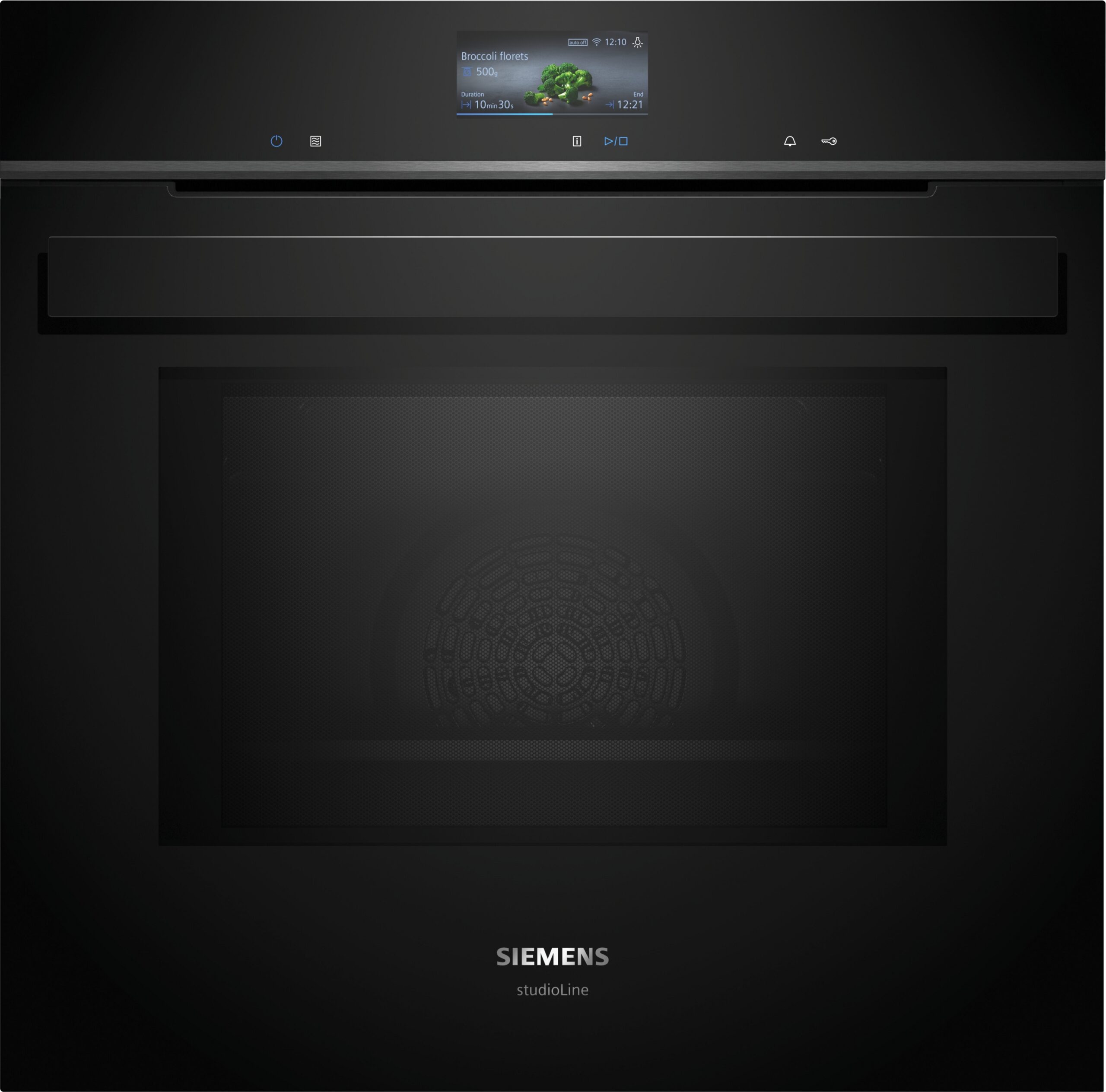 iQ700, Einbau-Backofen mit Mikrowellenfunktion, 60 x 60 cm, Schwarz, Edelstahl, HM936GCB1