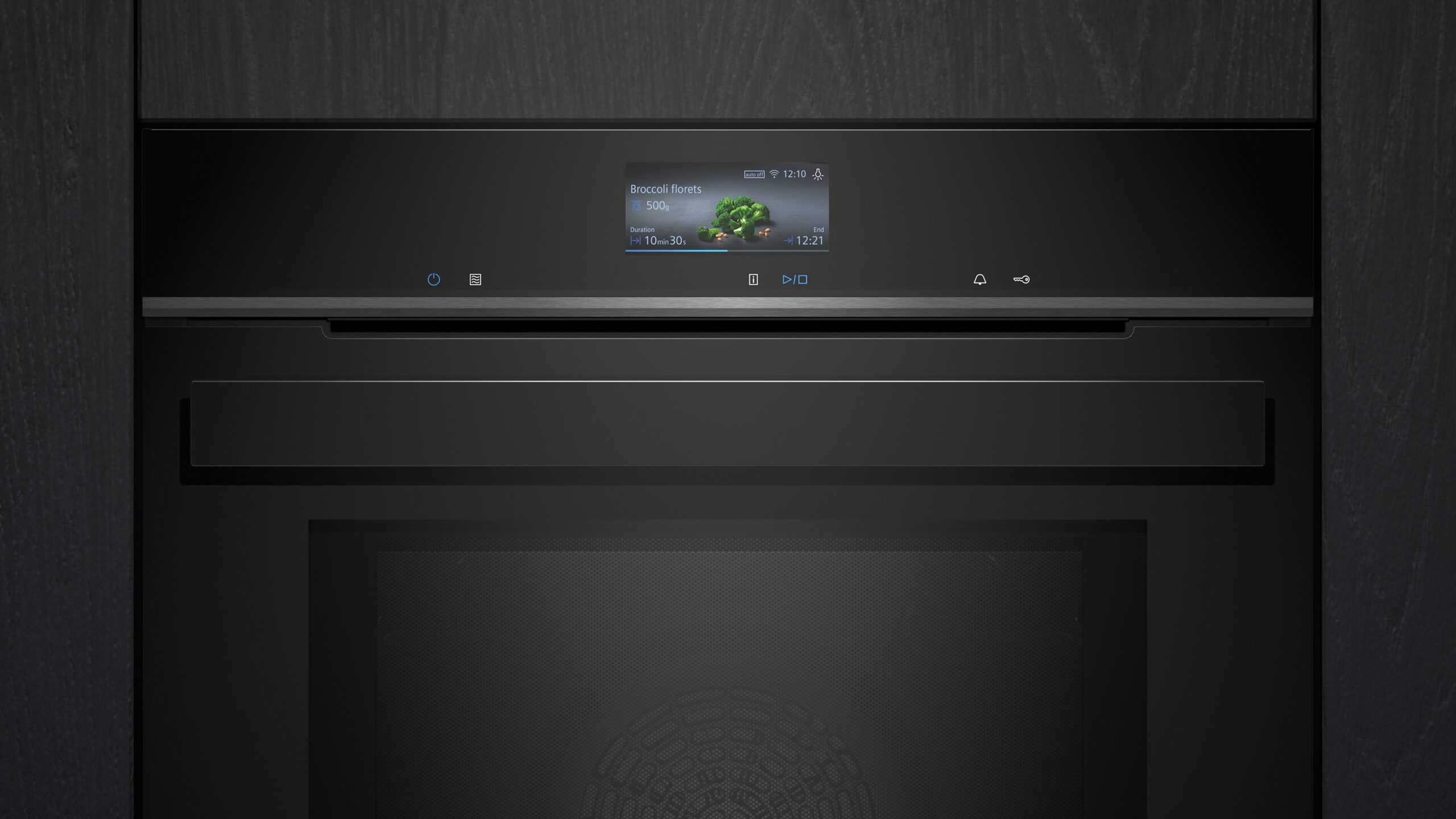 iQ700, Einbau-Backofen mit Mikrowellenfunktion, 60 x 60 cm, Schwarz, Edelstahl, HM936GCB1 – Bild 2