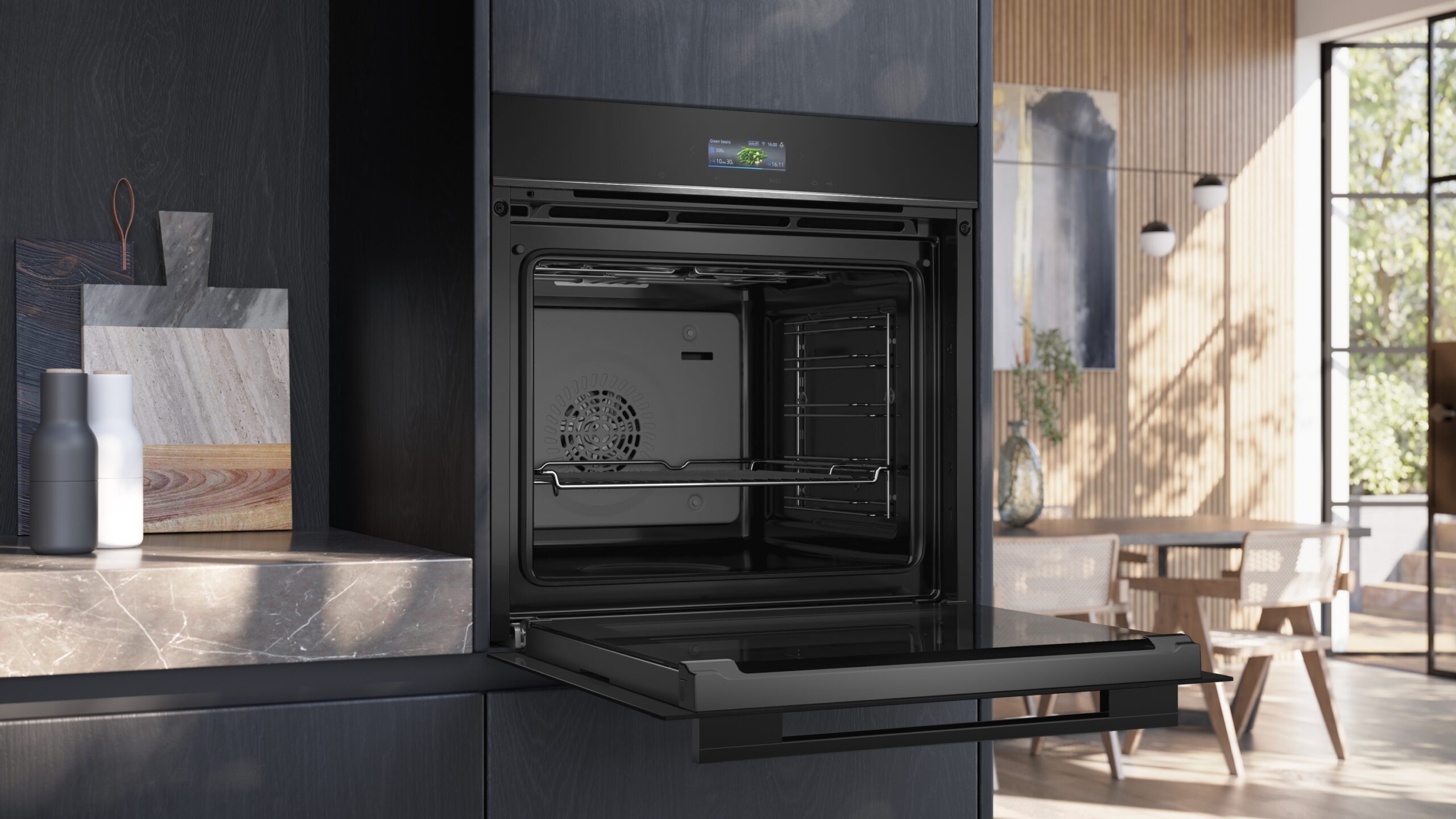 iQ700, Einbau-Backofen, 60 x 60 cm, Schwarz, Edelstahl, HB732G1B1 – Bild 4