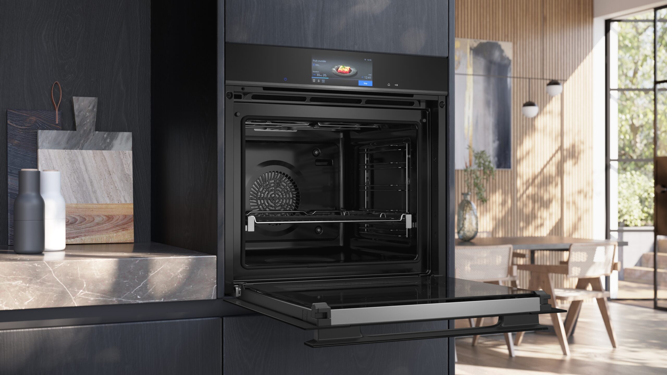 iQ700, Einbau-Backofen, 60 x 60 cm, Schwarz, Edelstahl, HB978GMB1 – Bild 4