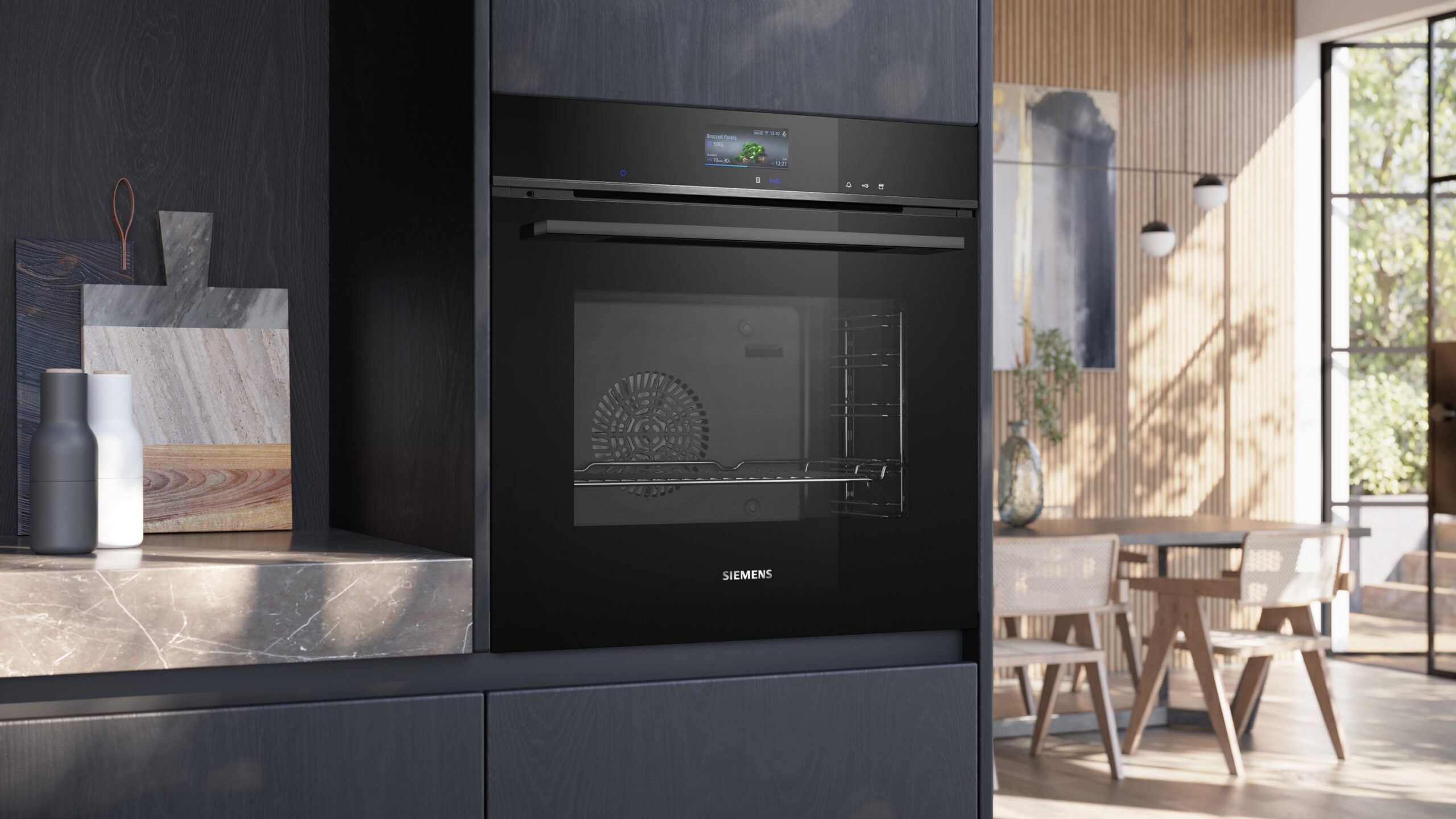 iQ700, Einbau-Dampfbackofen, 60 x 60 cm, Schwarz, Edelstahl, HS736G1B1 – Bild 6