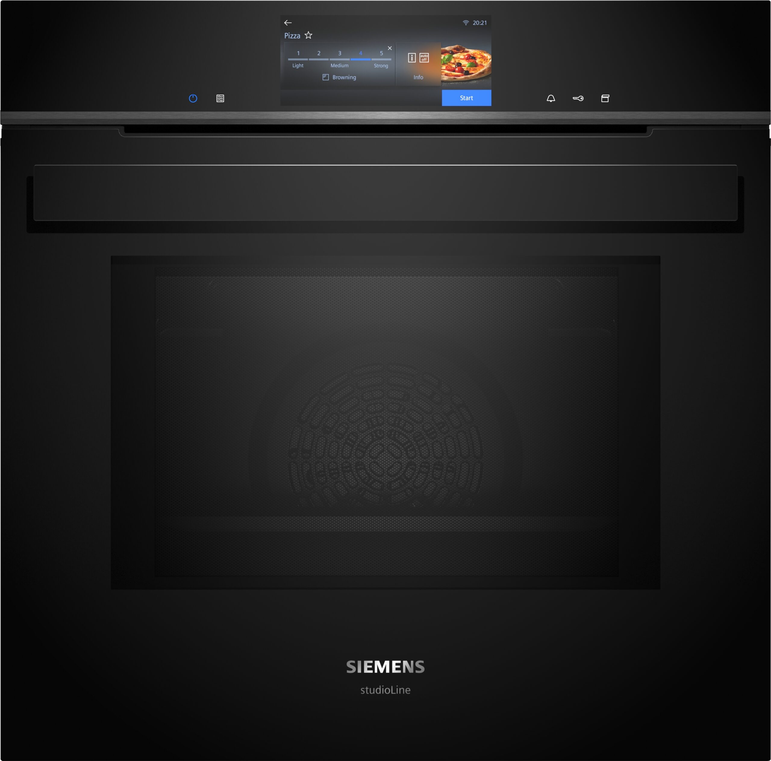 iQ700, Einbau-Backofen mit Mikrowellen- und Dampffunktion, 60 x 60 cm, Schwarz, Edelstahl, HN978GQB1