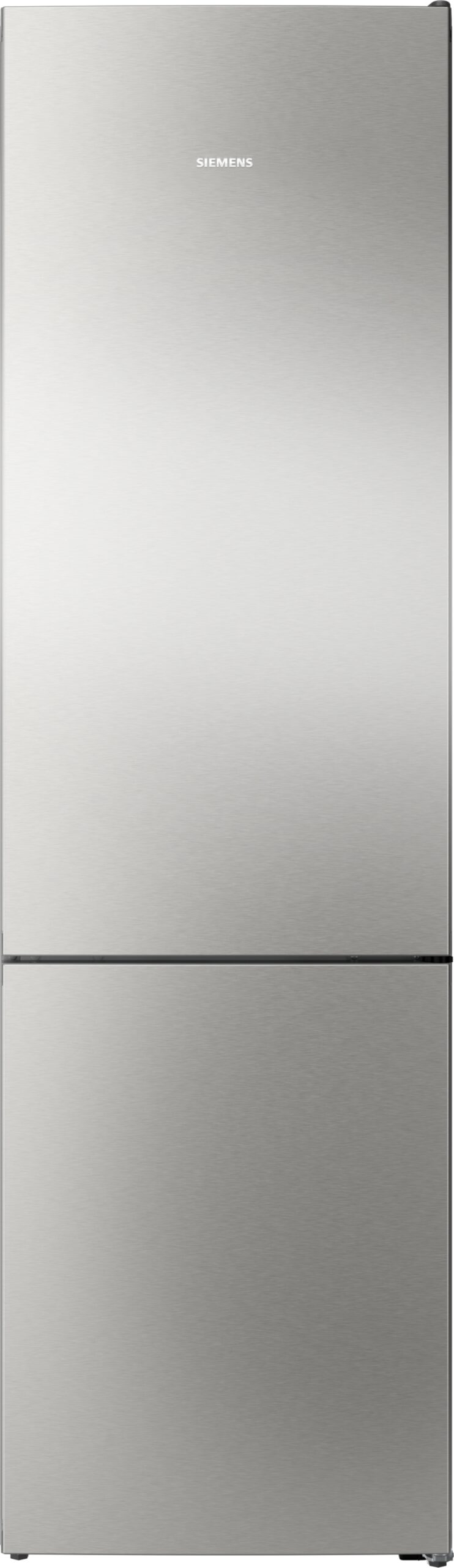 iQ300, Freistehende Kühl-Gefrier-Kombination mit Gefrierbereich unten, 203 x 60 cm, Gebürsteter Stahl, KG39N2IAG