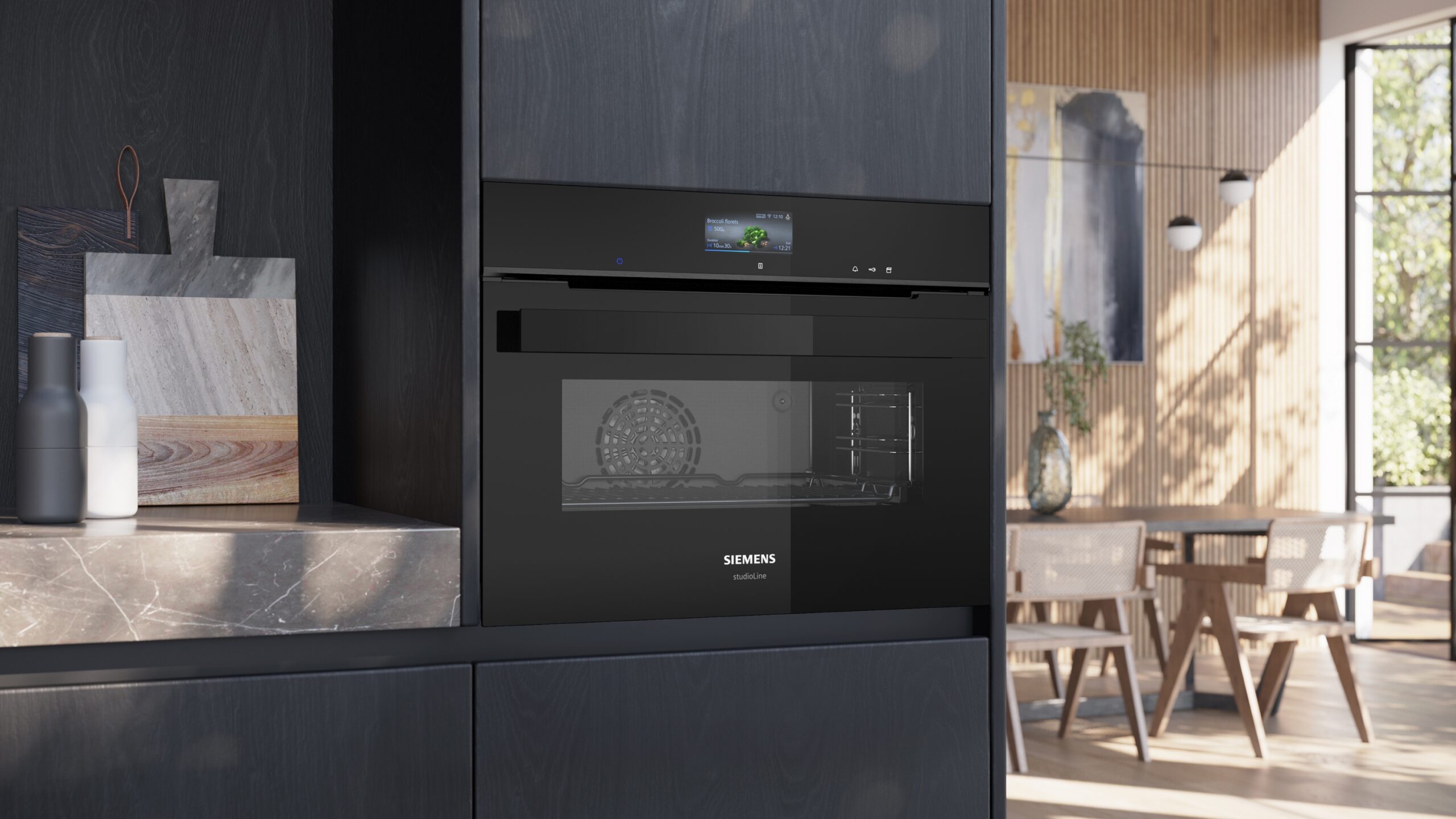 iQ700, Einbau-Kompaktdampfbackofen, 60 x 45 cm, Schwarz, Edelstahl, CS936GCB1 – Bild 6