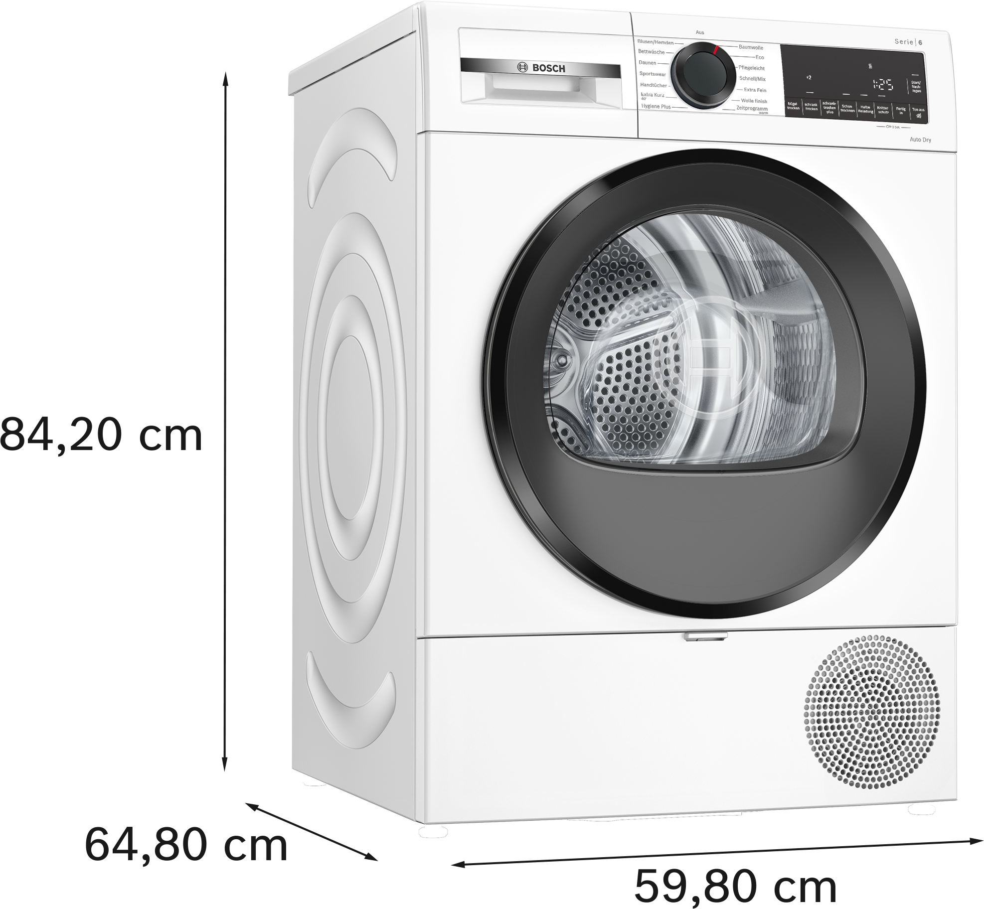 Serie 6, Wärmepumpentrockner, 9 kg, WQG243D41 – Bild 6