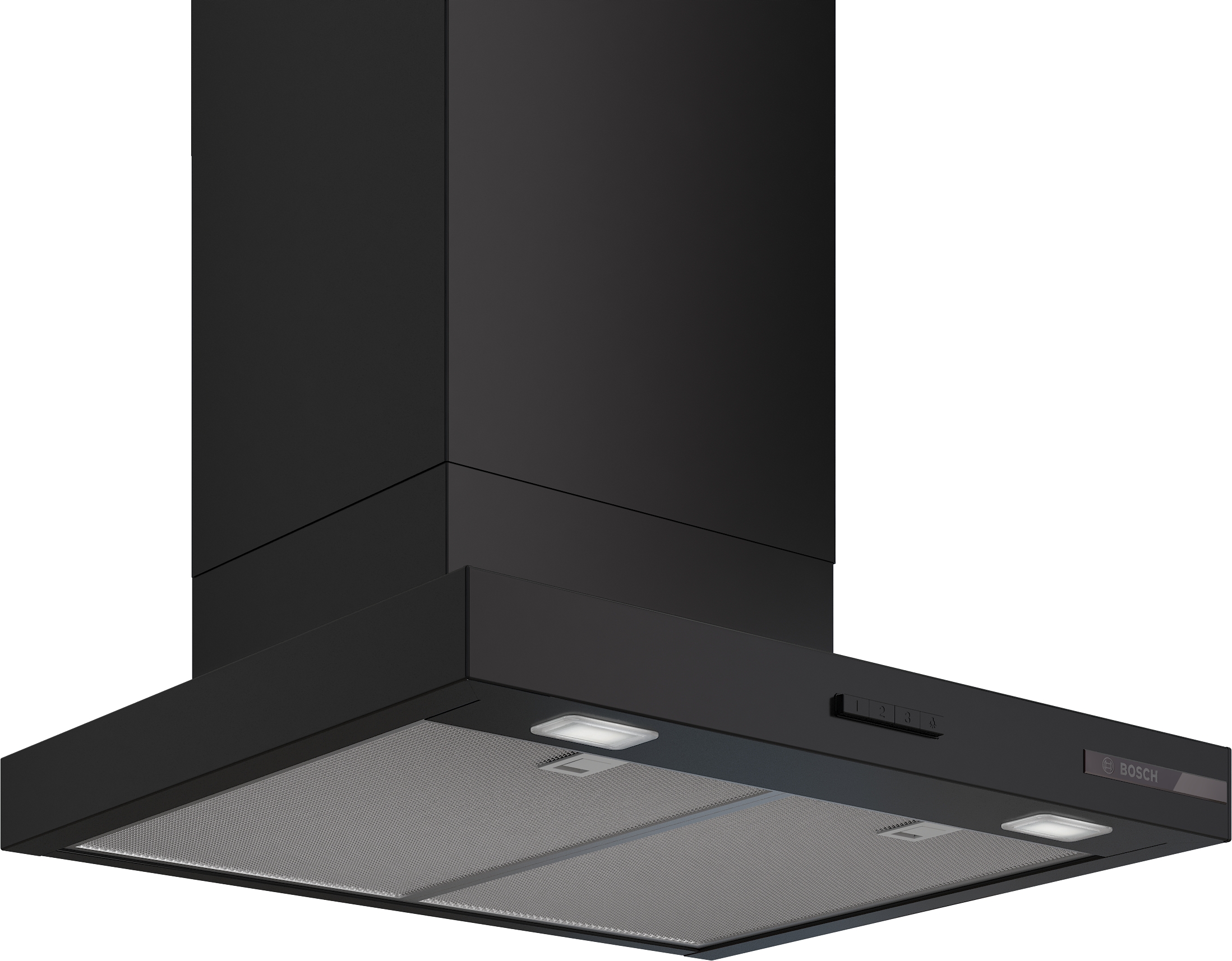 Serie 2, Wandesse, 60 cm, Mattschwarz, DWB63BC60