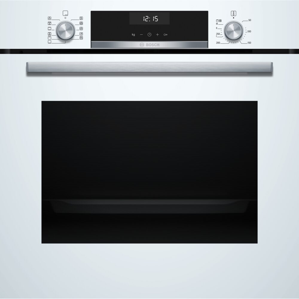 Series 6, Built-in oven, 60 x 60 cm, White, HBG517CW4