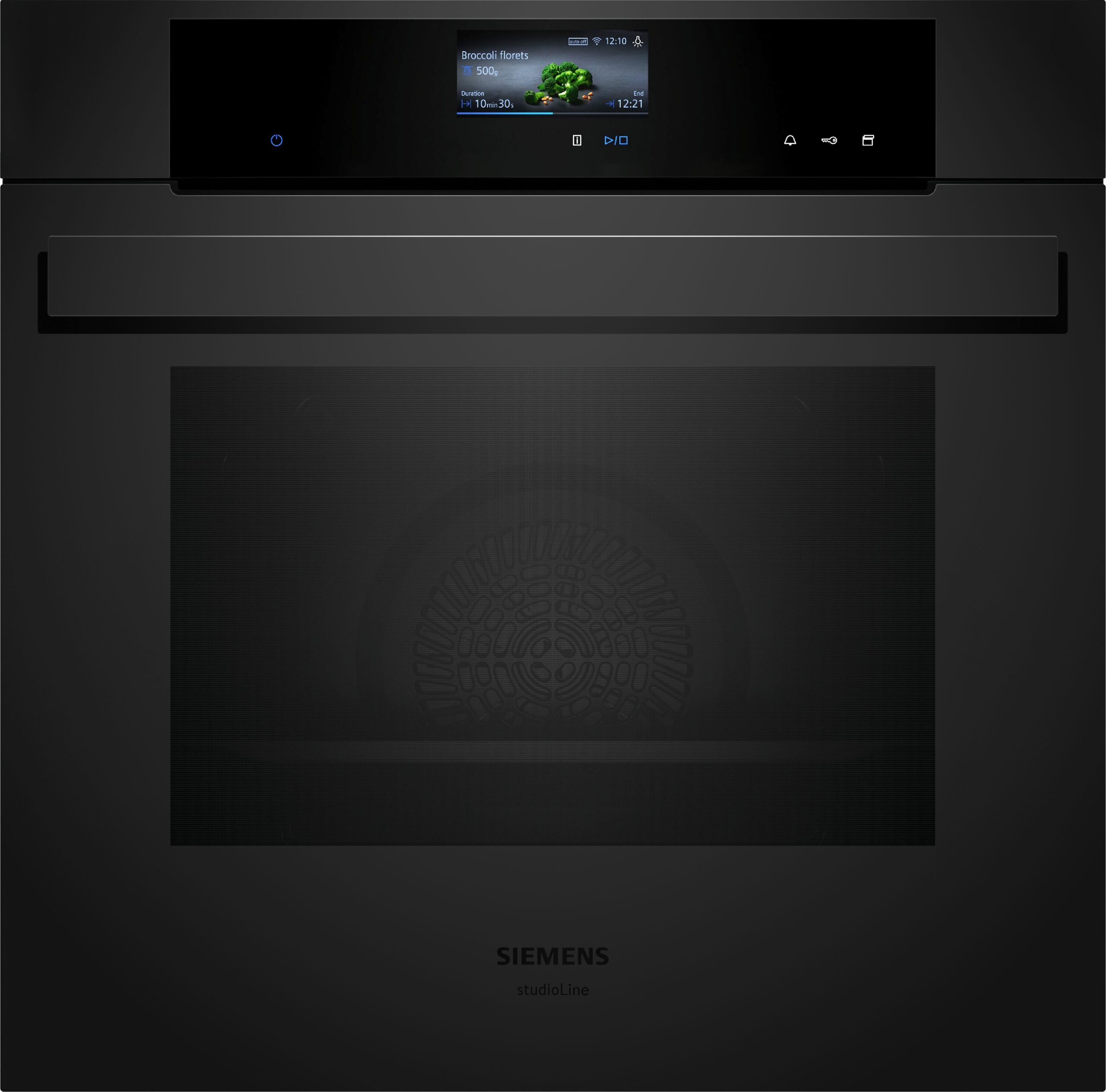 iQ700, Einbau-Dampfbackofen, 60 x 60 cm, Matt schwarz, HS936GCM1