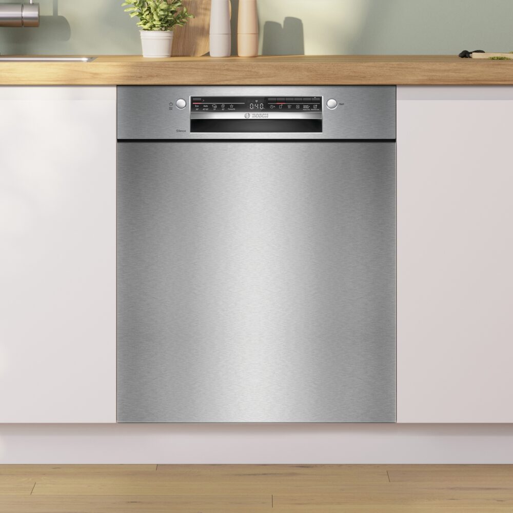 Alternative view of Serie 2, Unterbau-Geschirrspüler, 60 cm, Gebürsteter Stahl, SMU2HVS06E