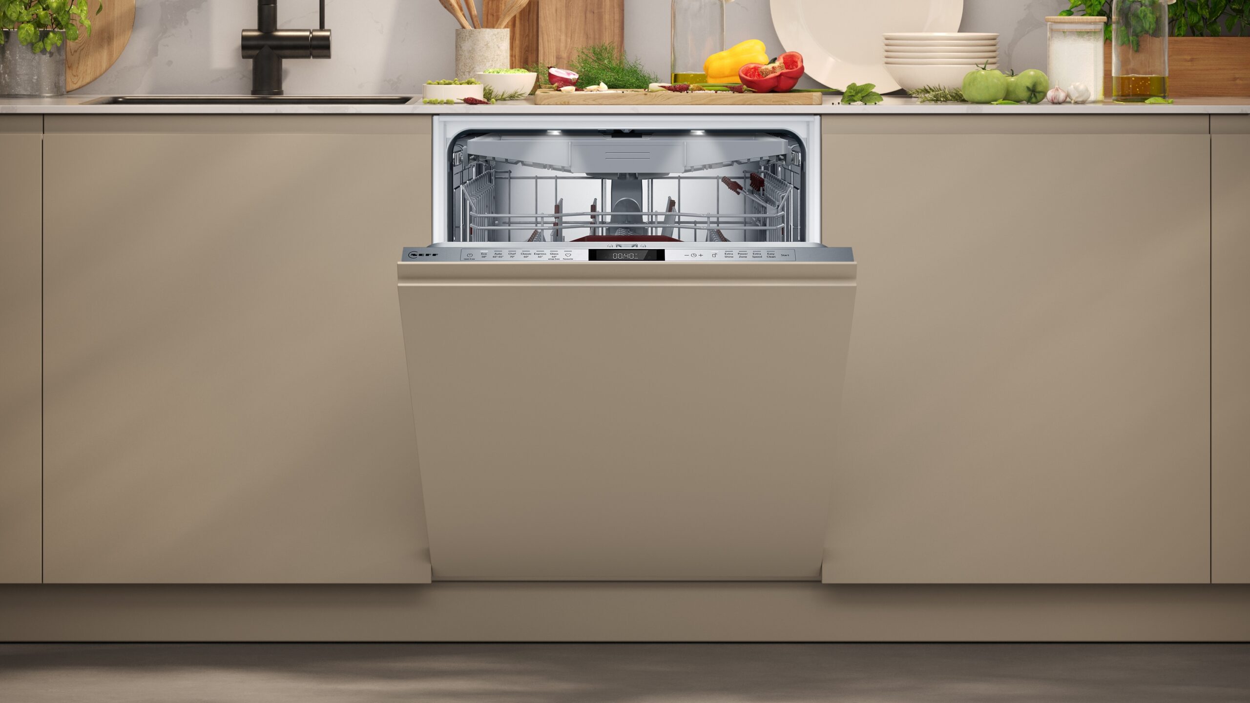N 70, Geschirrspüler vollintegrierbar, 60 cm, XXL, S257ZCX18E – Bild 2