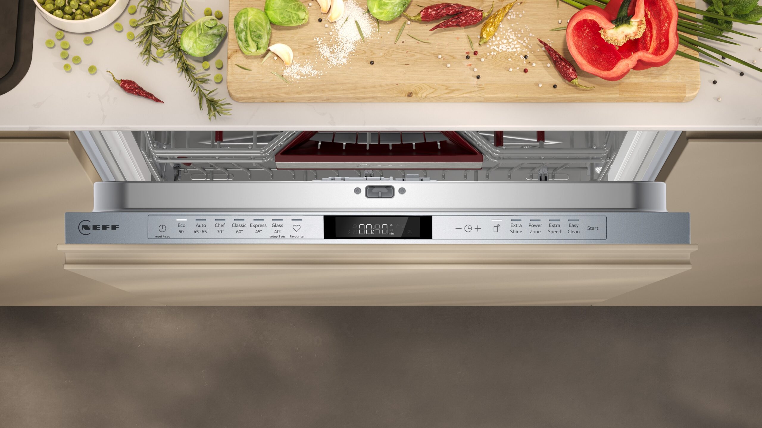 N 70, Geschirrspüler vollintegrierbar, 60 cm, XXL, S257ZCX18E – Bild 3