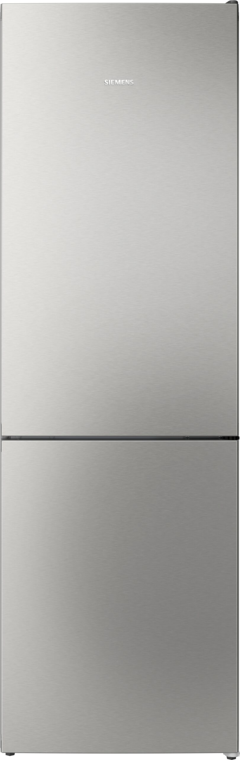 iQ300, Freistehende Kühl-Gefrier-Kombination mit Gefrierbereich unten, 186 x 60 cm, Gebürsteter Stahl, KG36NVIAG