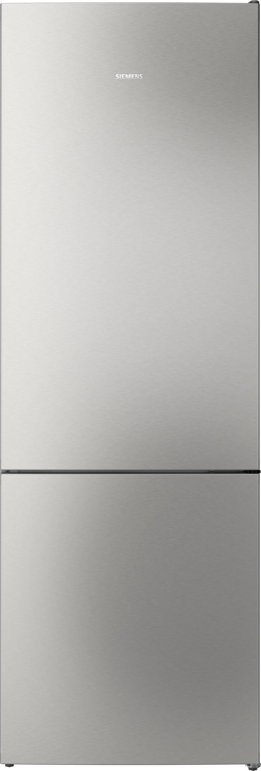 iQ300, Freistehende Kühl-Gefrier-Kombination mit Gefrierbereich unten, 203 x 70 cm, Gebürsteter Stahl, KG49NVIBG