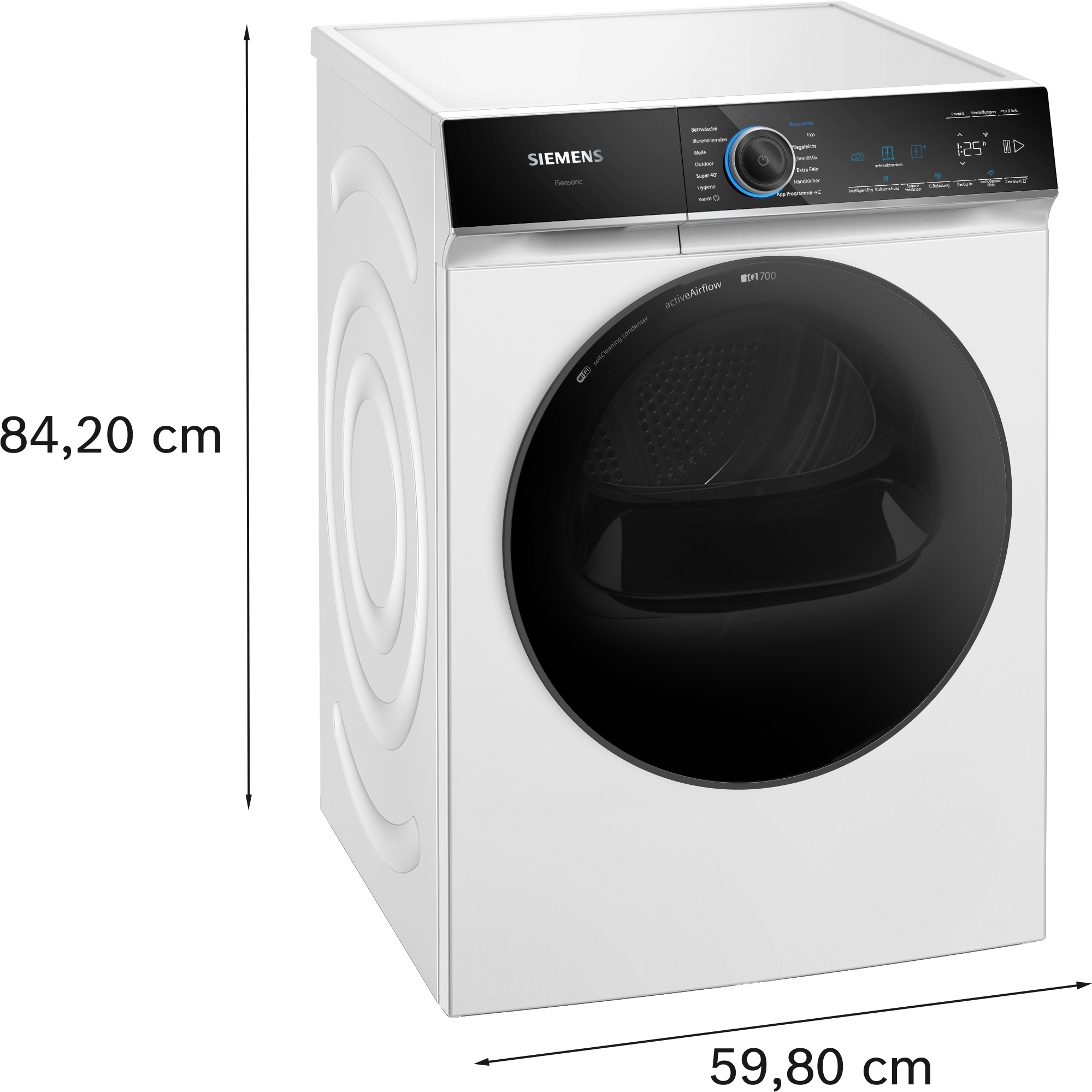 iQ700, Wärmepumpen-Trockner, 9 kg, WR47B2C40 – Bild 6