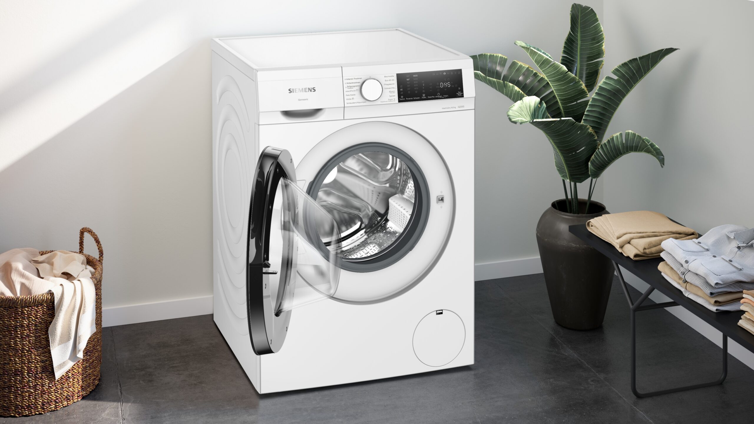 iQ300, Waschtrockner, 9 kg /5 kg, max. 1400 U/min., WN44A141 – Bild 4