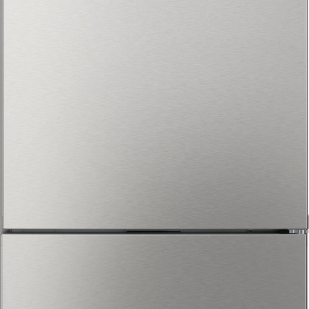 Series 4, free-standing fridge-freezer with freezer at bottom, 186 x 70 cm, Brushed steel, KGN56XIDK