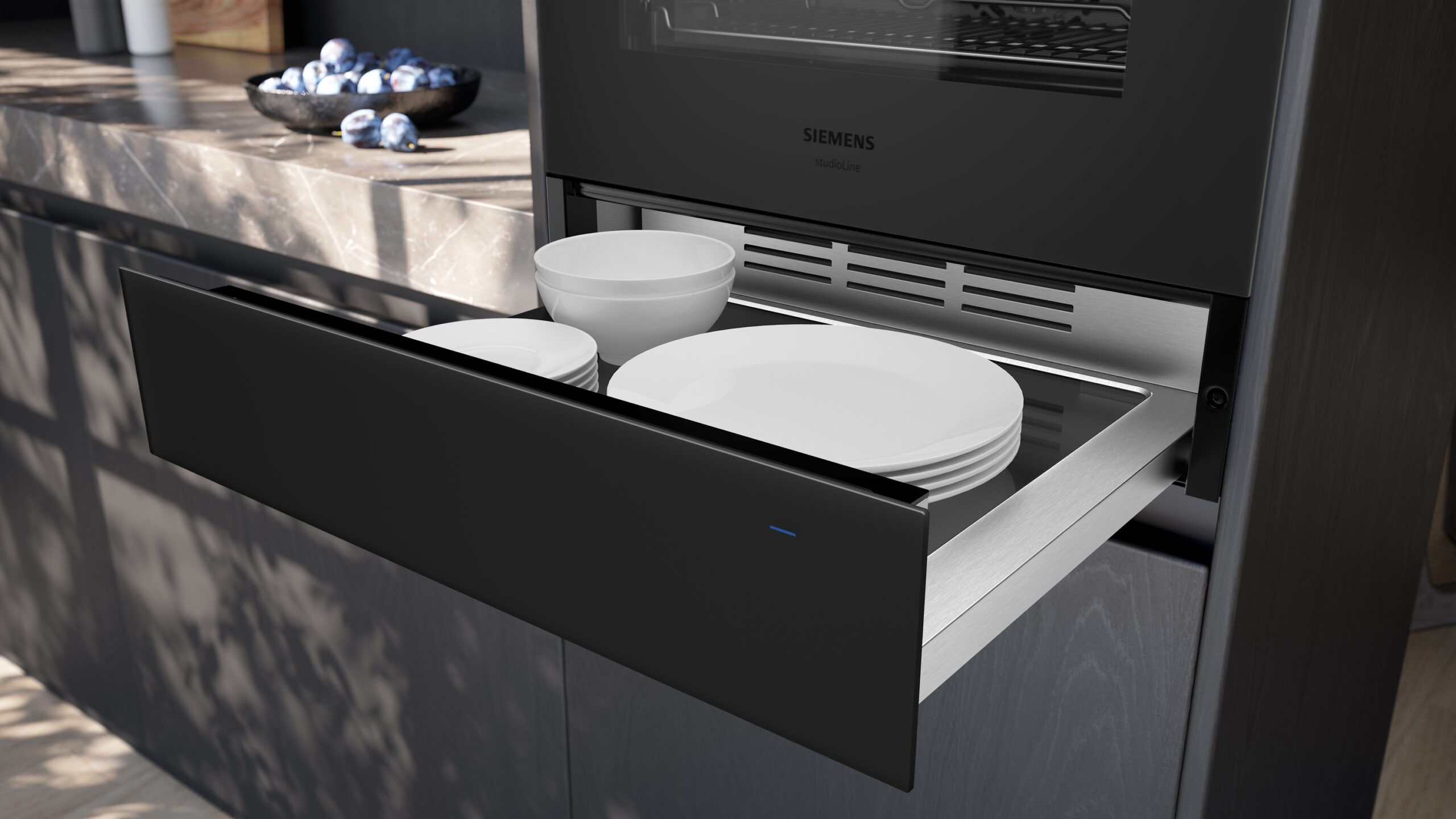 iQ700, Wärmeschublade, 60 x 14 cm, Matt schwarz, BI910C1M1 – Bild 5