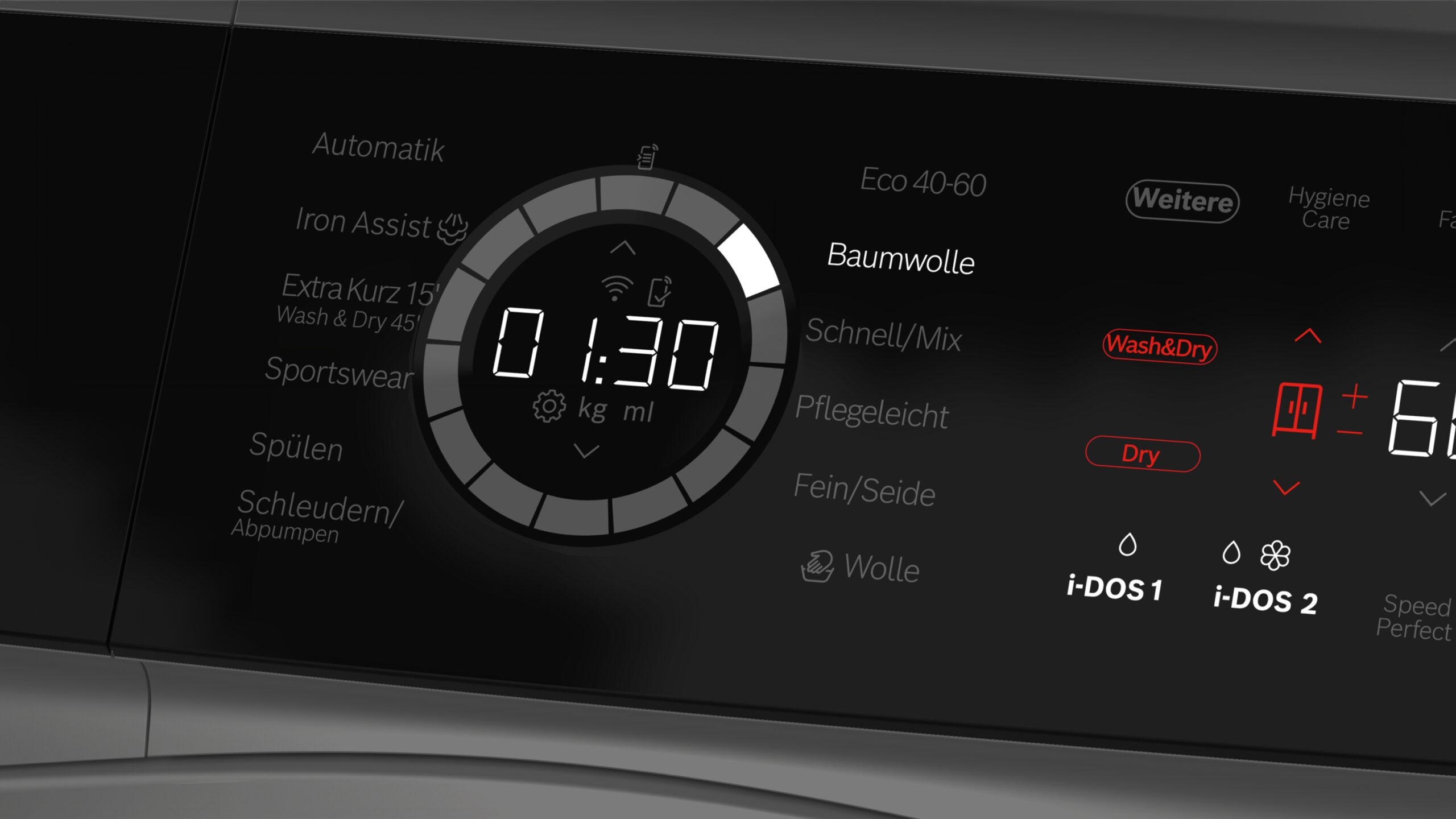 Serie 8, Waschtrockner, Trocknen 6 kg, max. 1400 U/min., Grau, WNC254AS0 – Bild 3