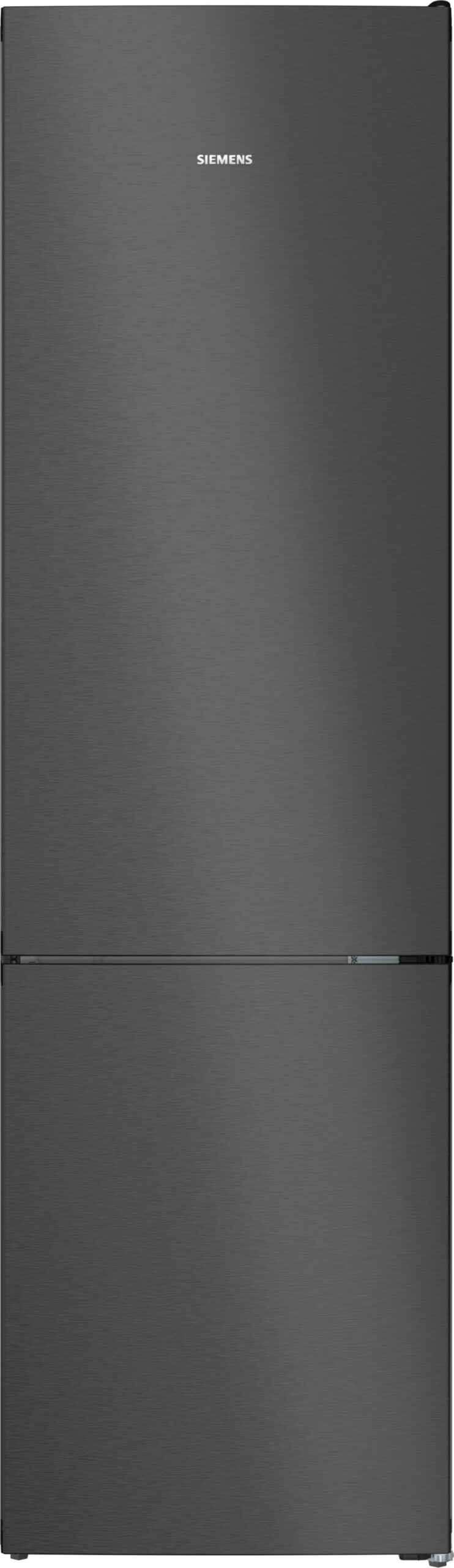 iQ300, Freistehende Kühl-Gefrier-Kombination mit Gefrierbereich unten, 203 x 60 cm, Gebürsteter schwarzer Stahl AntiFingerprint, KG39NVX2G