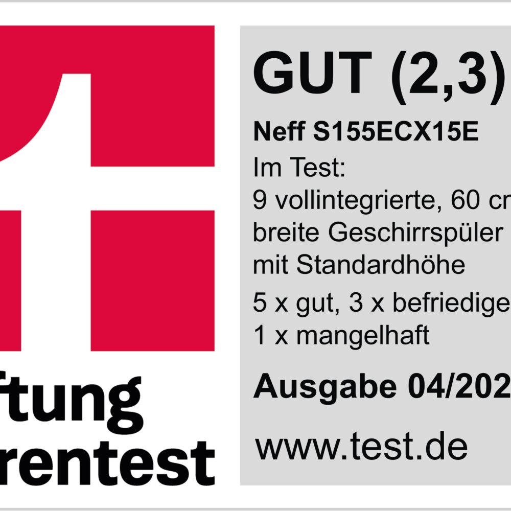 Alternative view of N 50, Geschirrspüler vollintegrierbar, 60 cm, S155ECX15E