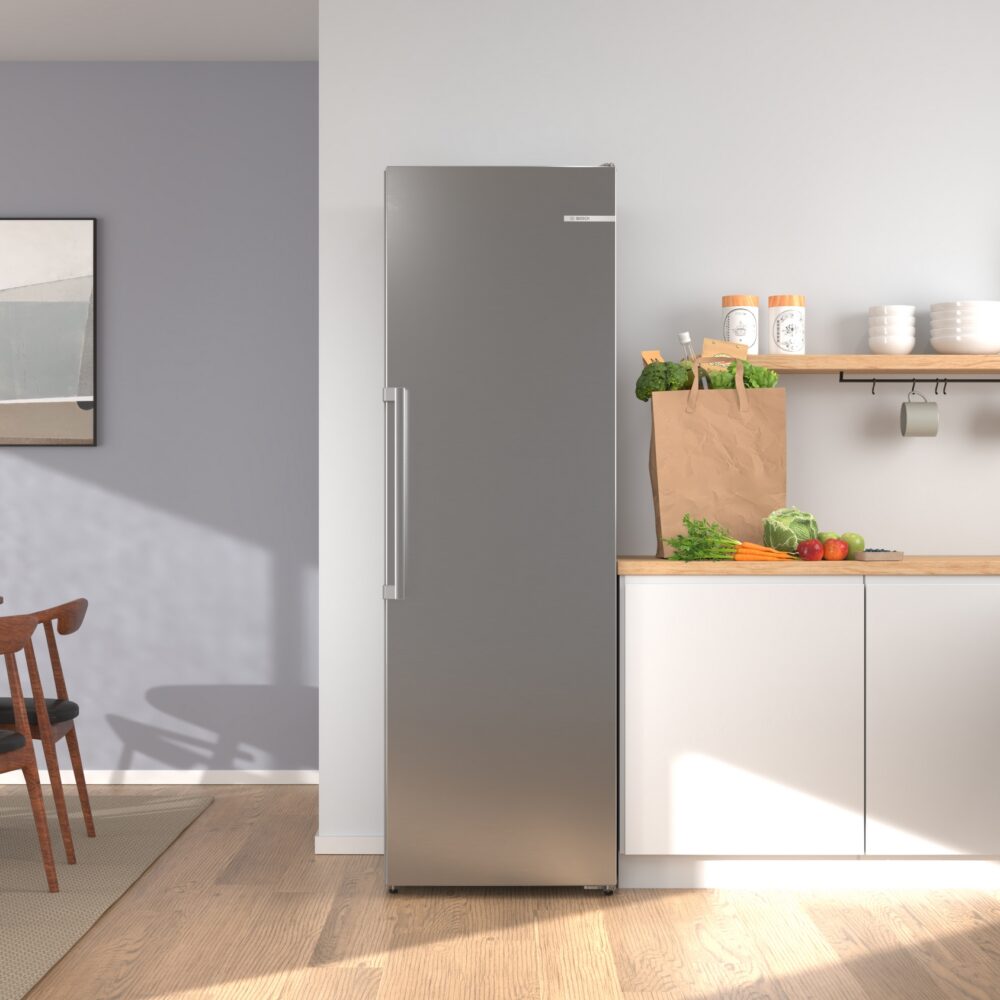 Alternative view of Serie 6, Freistehender Gefrierschrank, 186.2 x 59.5 cm, Inox, GSN36AICM