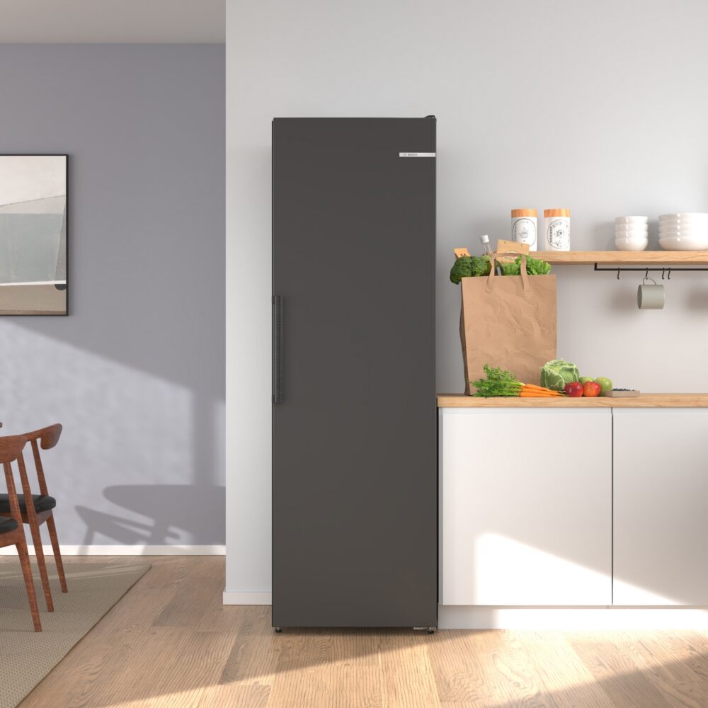 Alternative view of Serie 4, Freistehender Gefrierschrank, 186.2 x 59.5 cm, Grau, GSN36VCCG