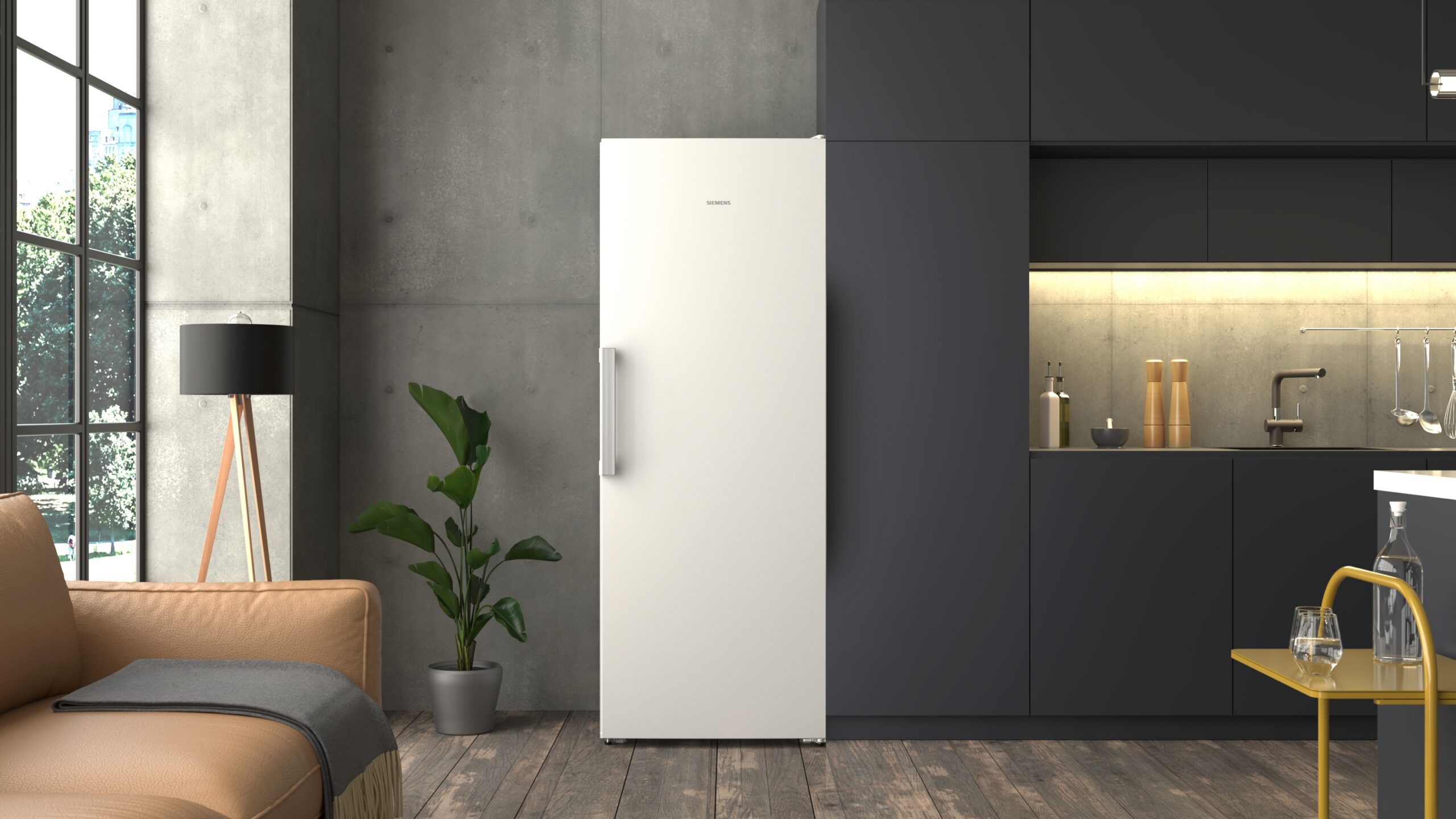iQ300, Freistehender Gefrierschrank, 186.2 x 69.5 cm, Weiß, GS56NVWCG – Bild 2