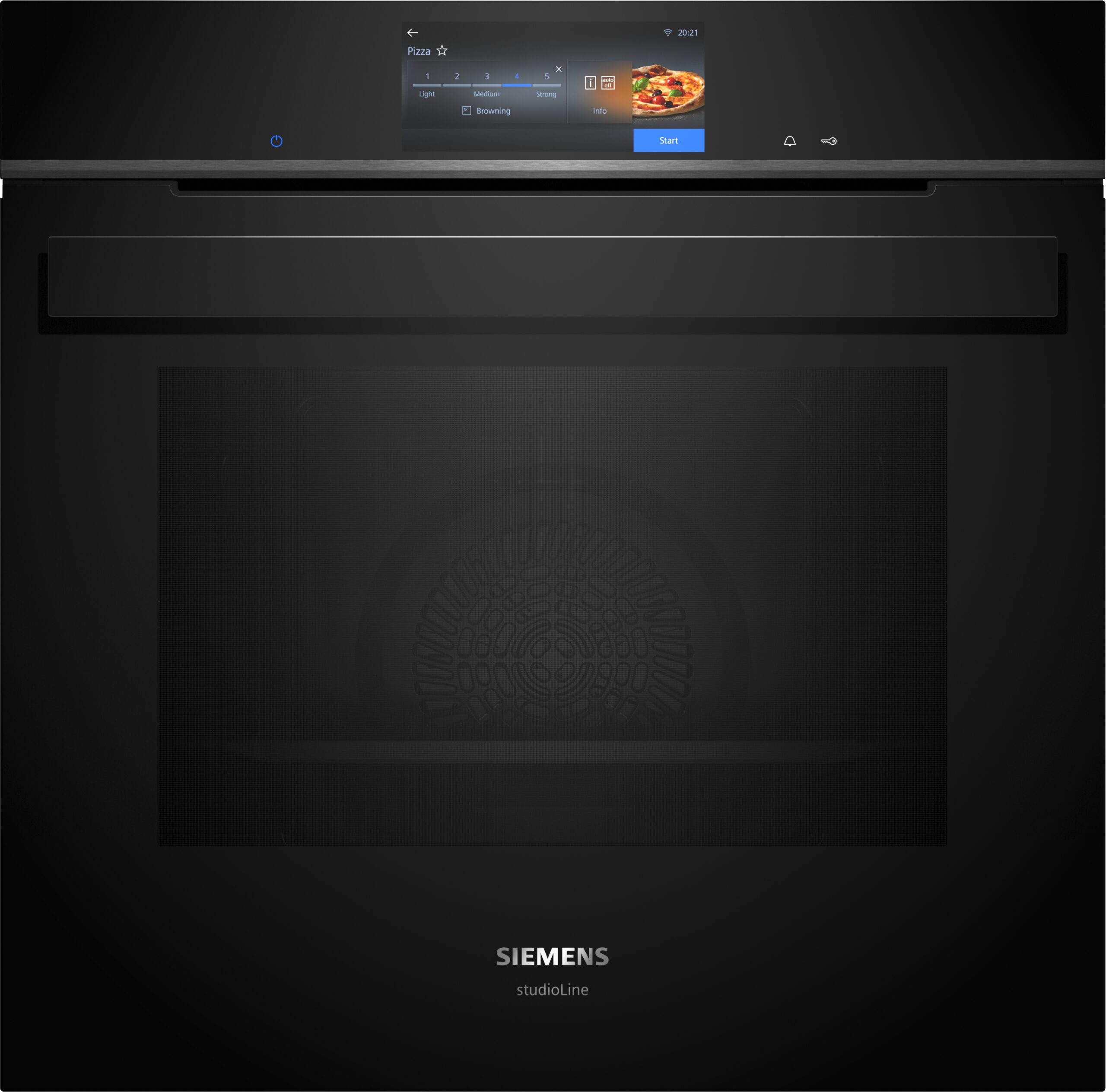 iQ700, Einbau-Dampfbackofen, 60 x 60 cm, Schwarz, Edelstahl, HS938GED2