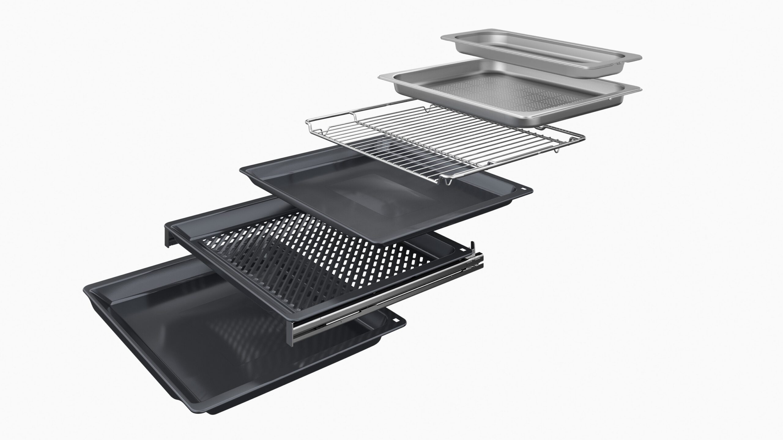 Serie 8, Einbau-Dampfbackofen, 60 x 60 cm, Schwarz, HSG738DB2 – Bild 7